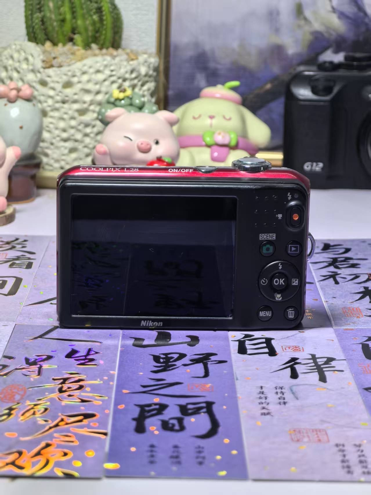 Nikon COOLPIX L28 Silver Compact Digital Camera Tested Functional Condition