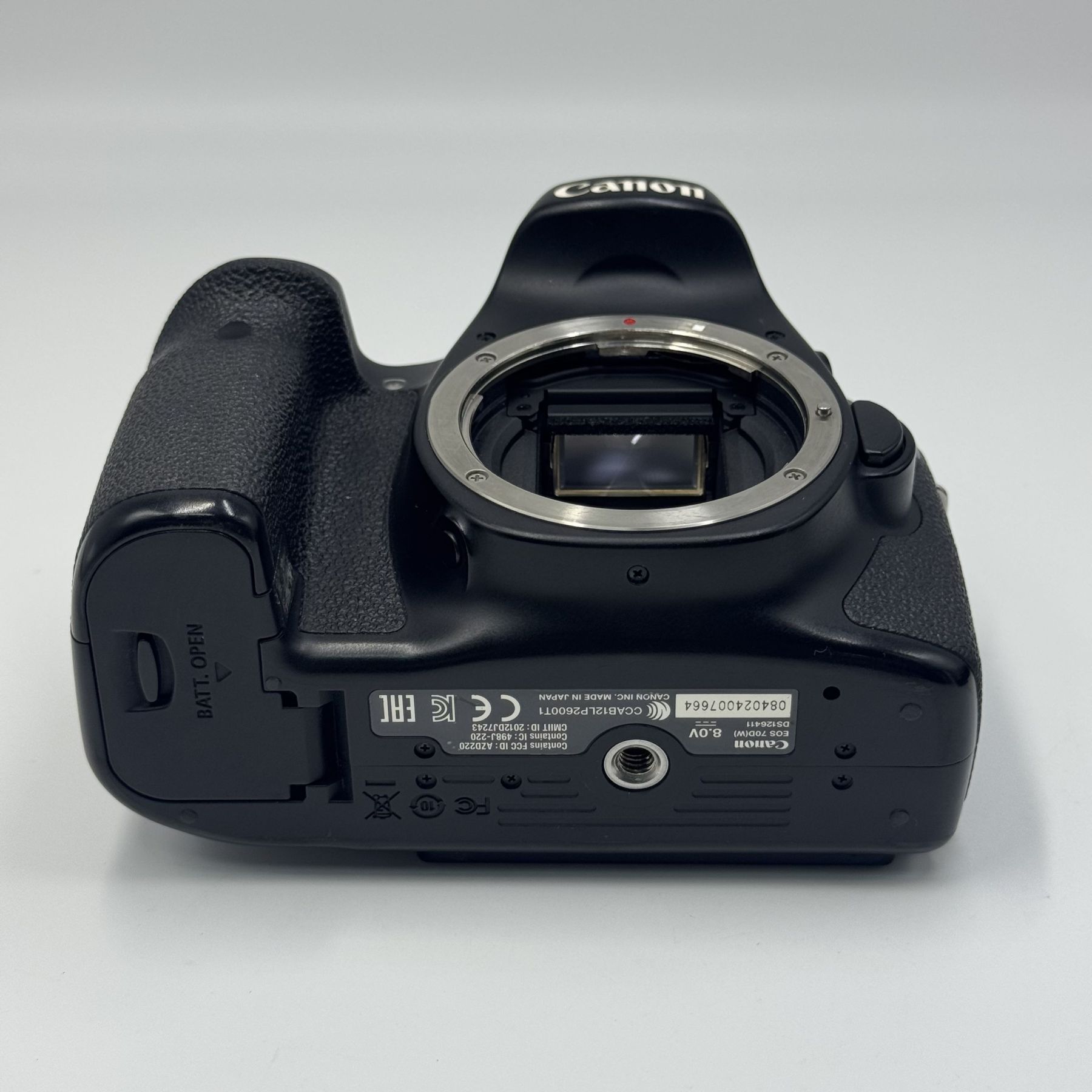 Canon EOS 70D 20.2MP Digital SLR Camera - Black (Body Only)