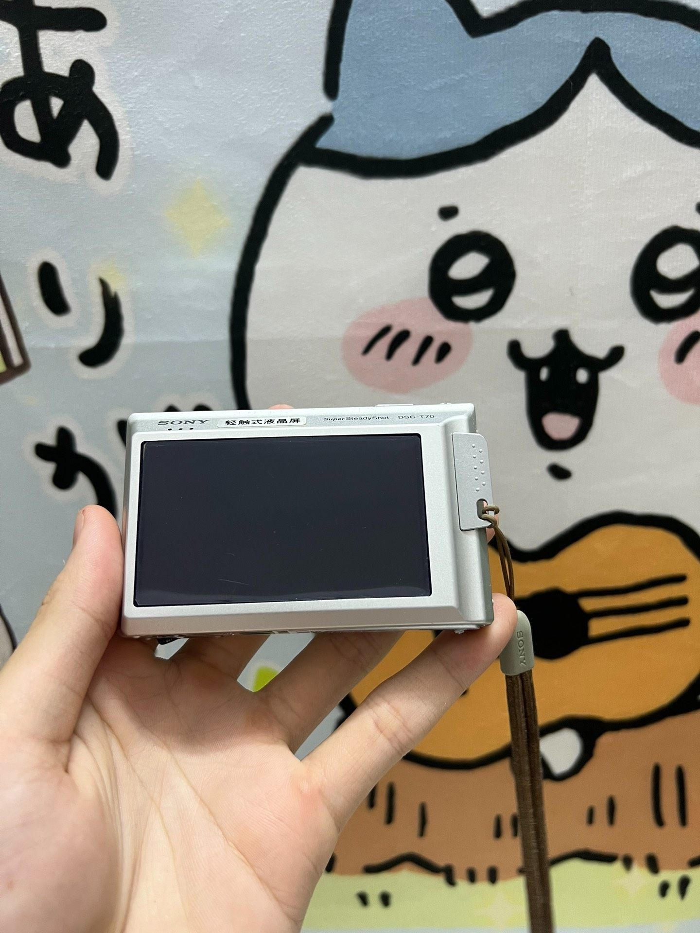 Sony Cyber Shot DSC-T70 8.1MP 3x Optical Zoom Digital Camera English Tested-Silver