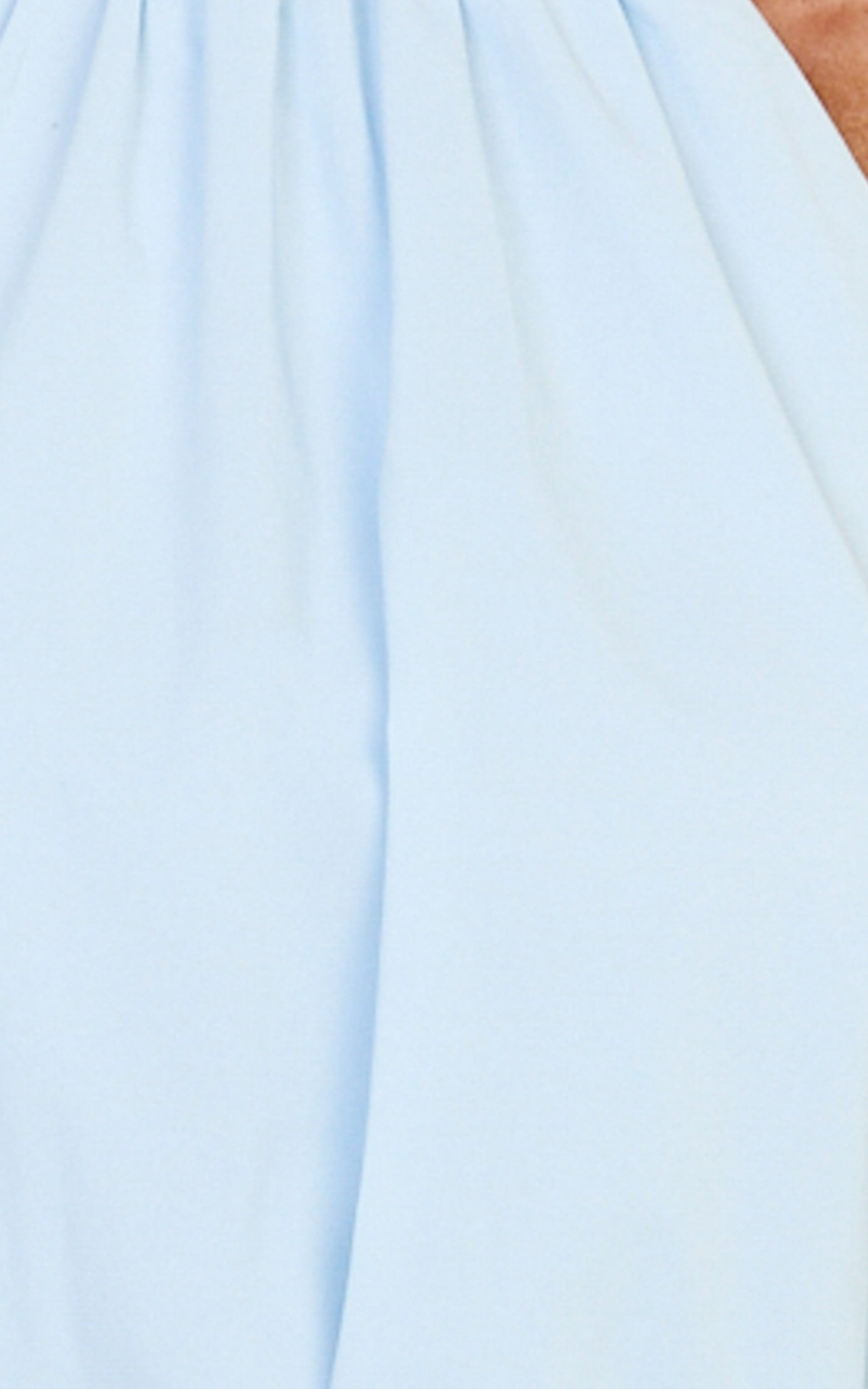 Melanie Top - Halter Neck Top in Pale Blue - View 6