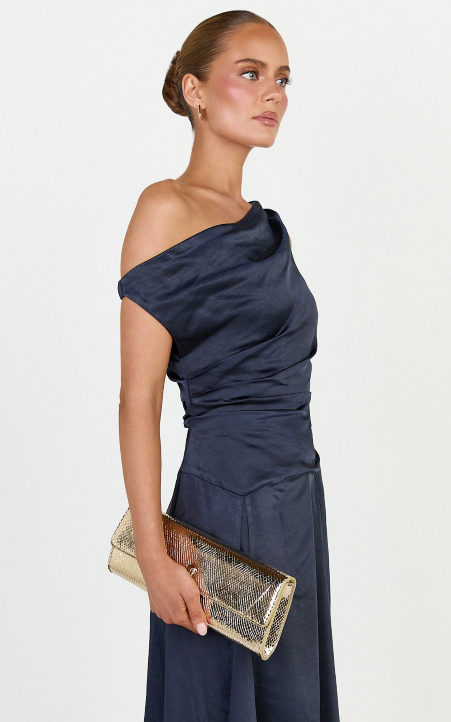 Billini - Maddison Clutch Bag in Gold Scale - View 3