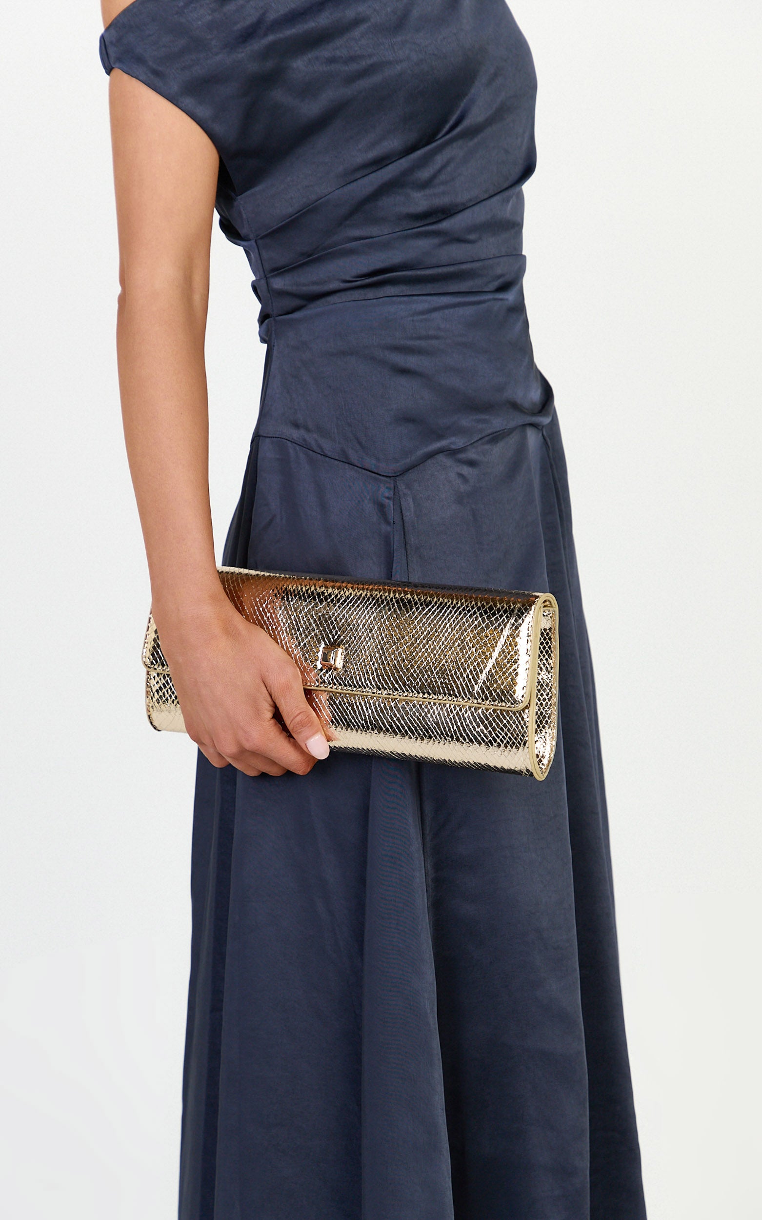 Billini - Maddison Clutch Bag in Gold Scale - View 5