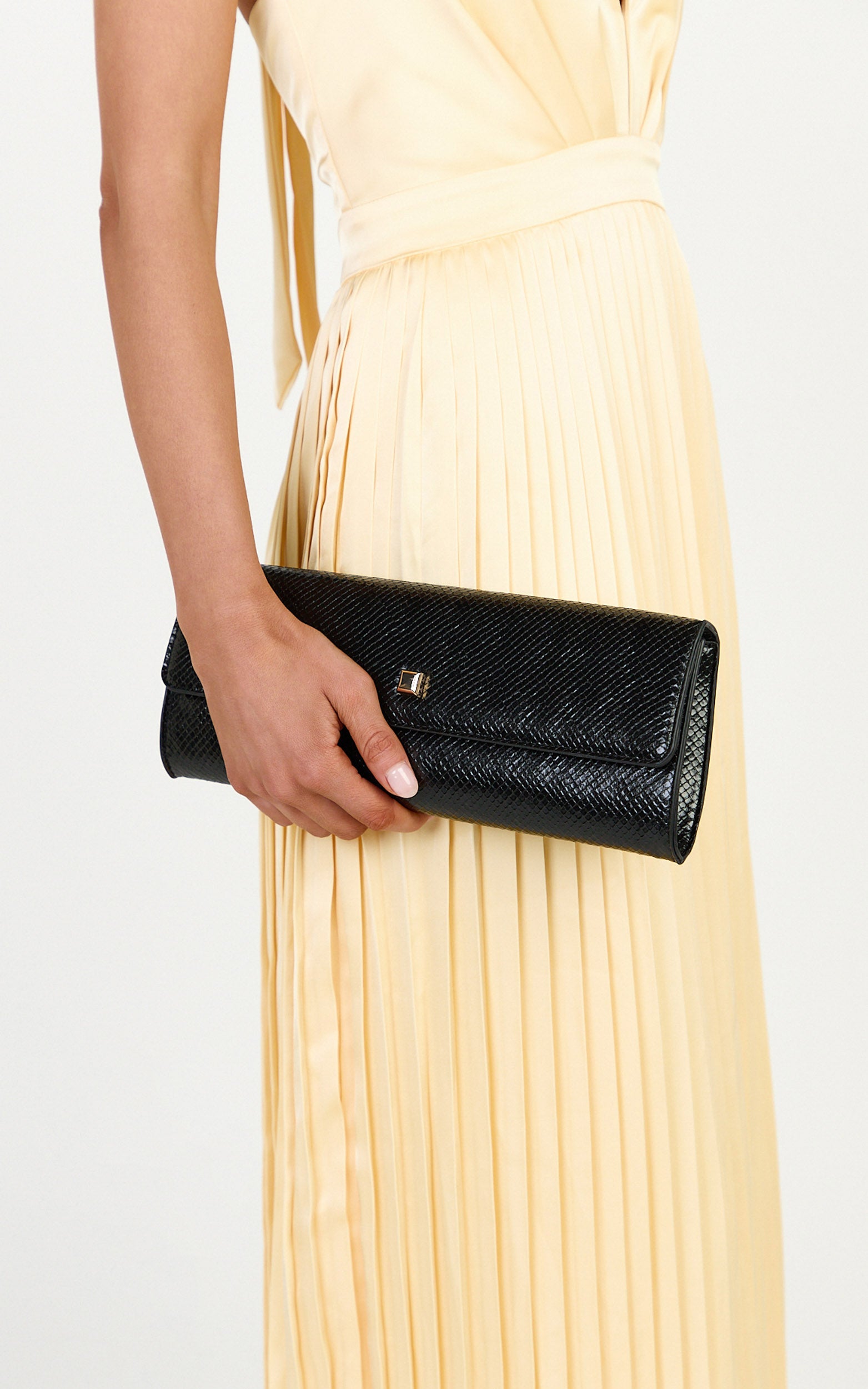 Billini - Maddison Clutch Bag in Black Scale - View 3