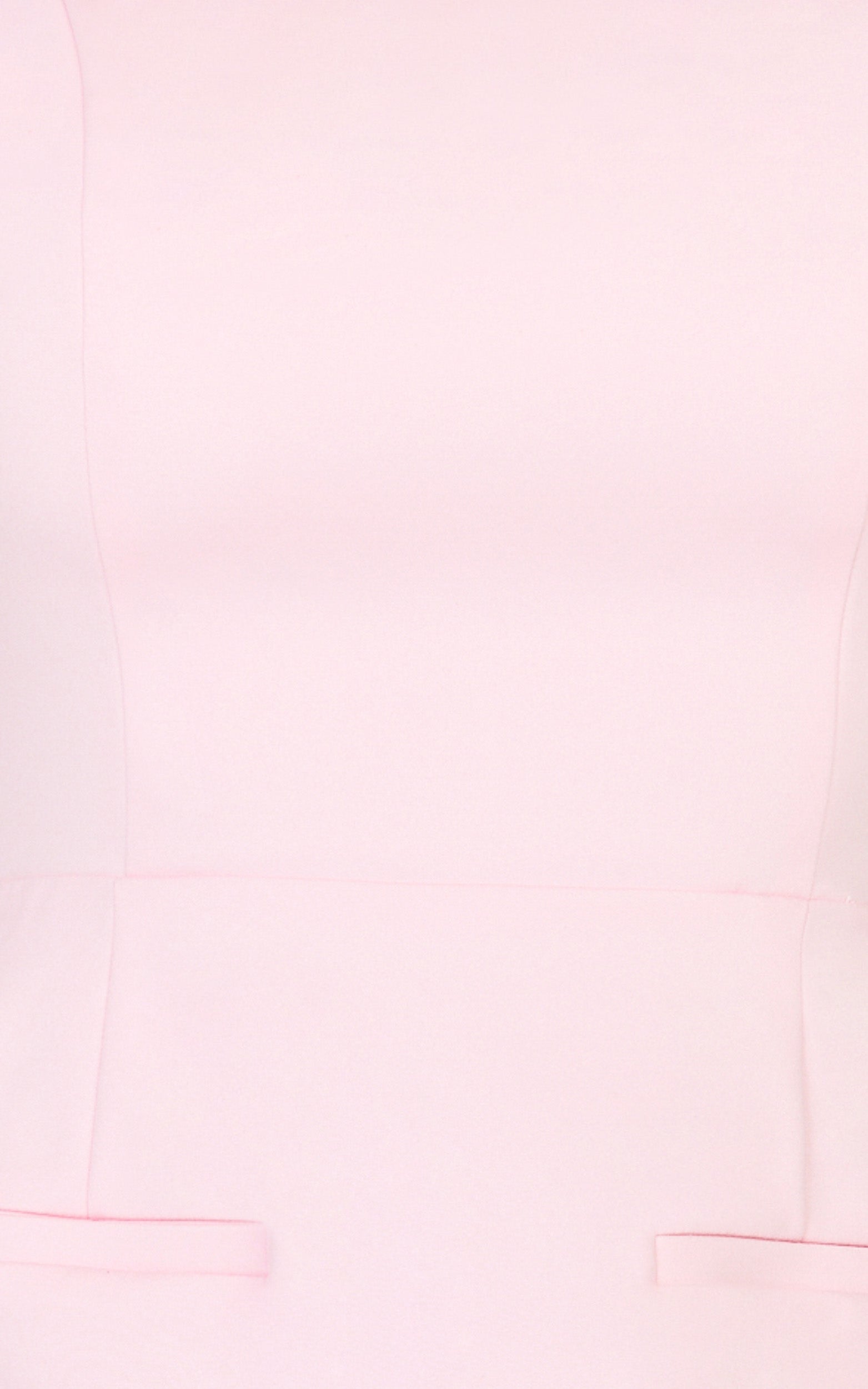 Eloise Playsuit - Straight Neck Fit And Flare Playsuit in Pink - View 6