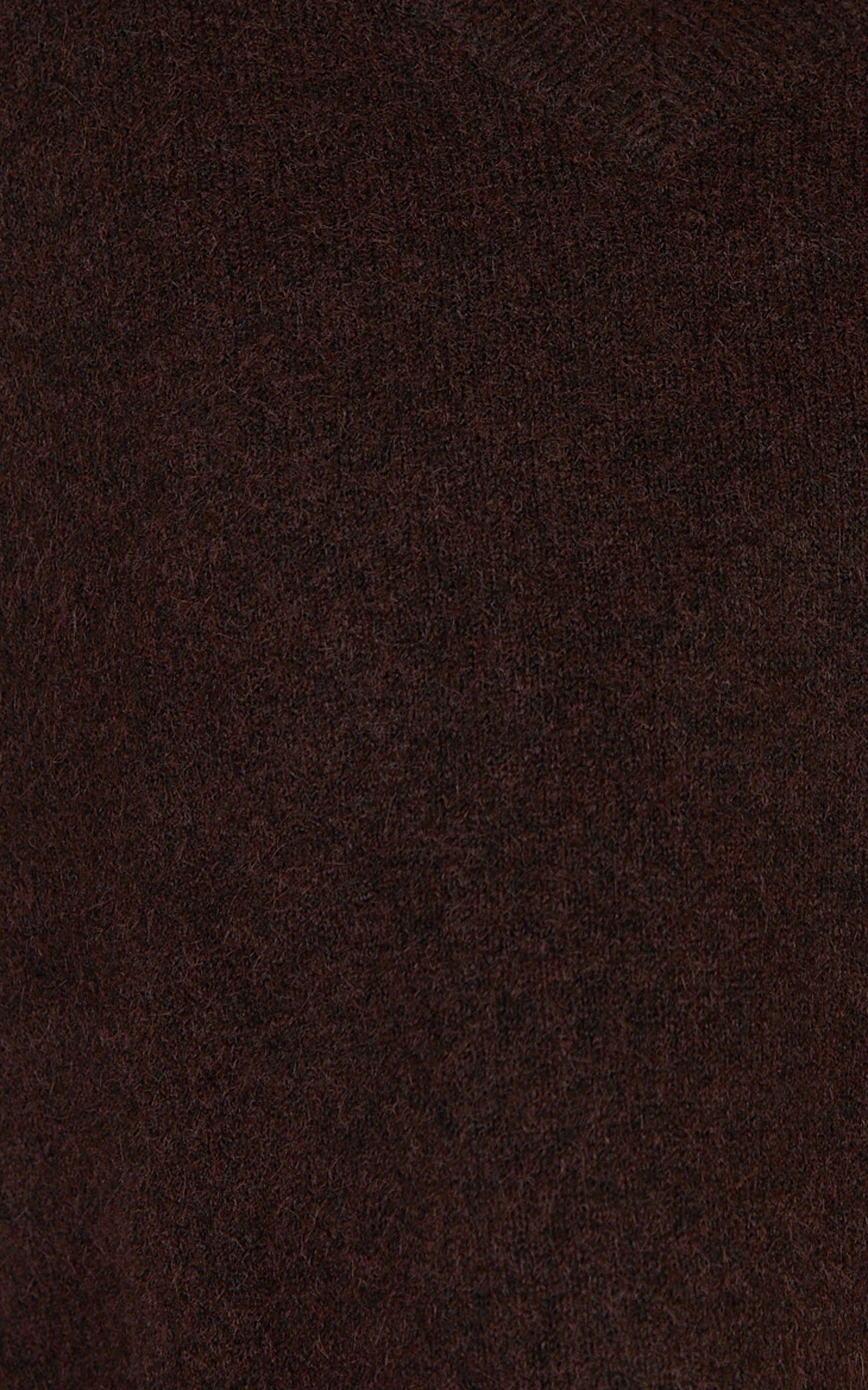 Clementine Jumper - V Neck Knit Jumper in Chocolate - View 6