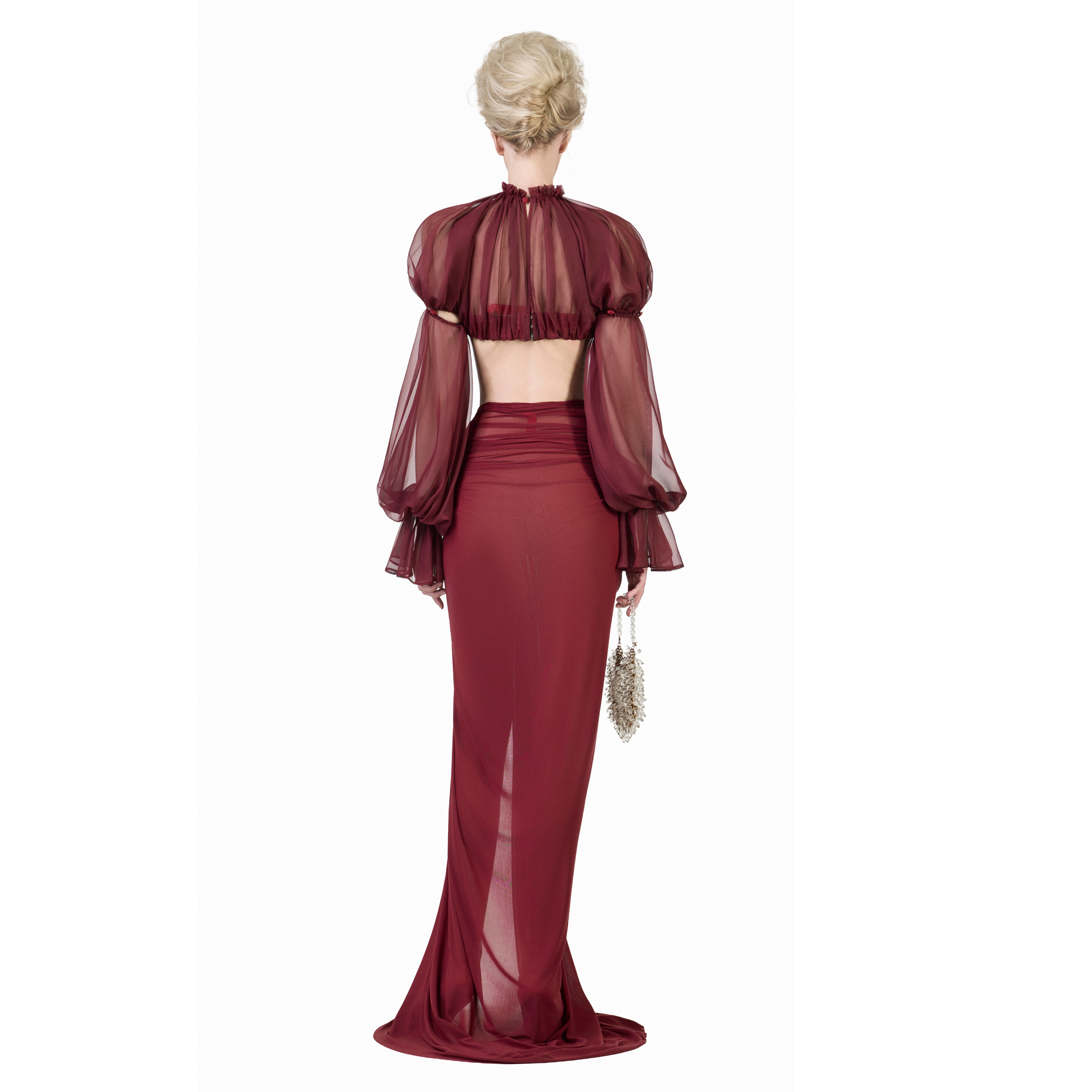 SHADOW SKIRT RED - 3
