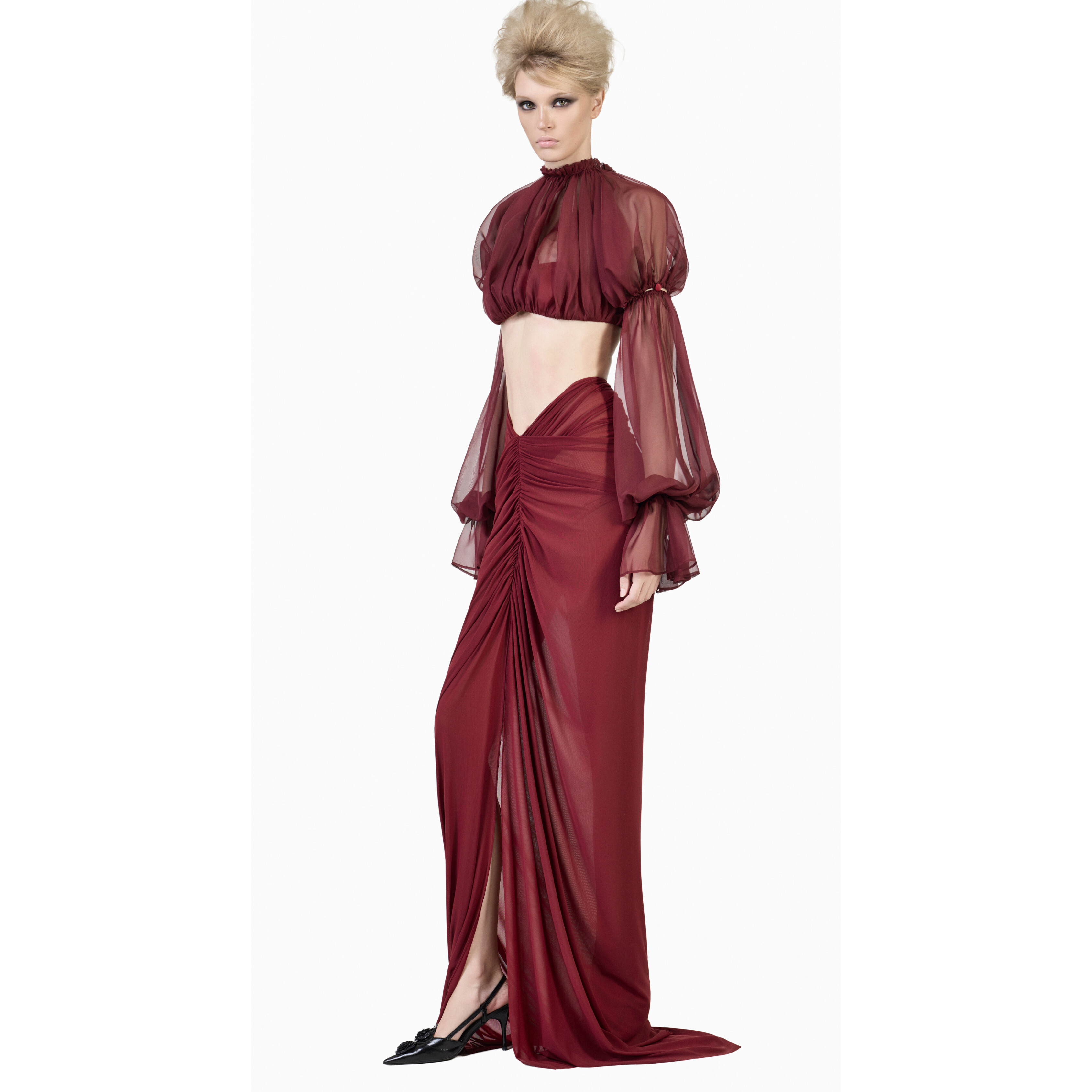 SHADOW SKIRT RED - 4