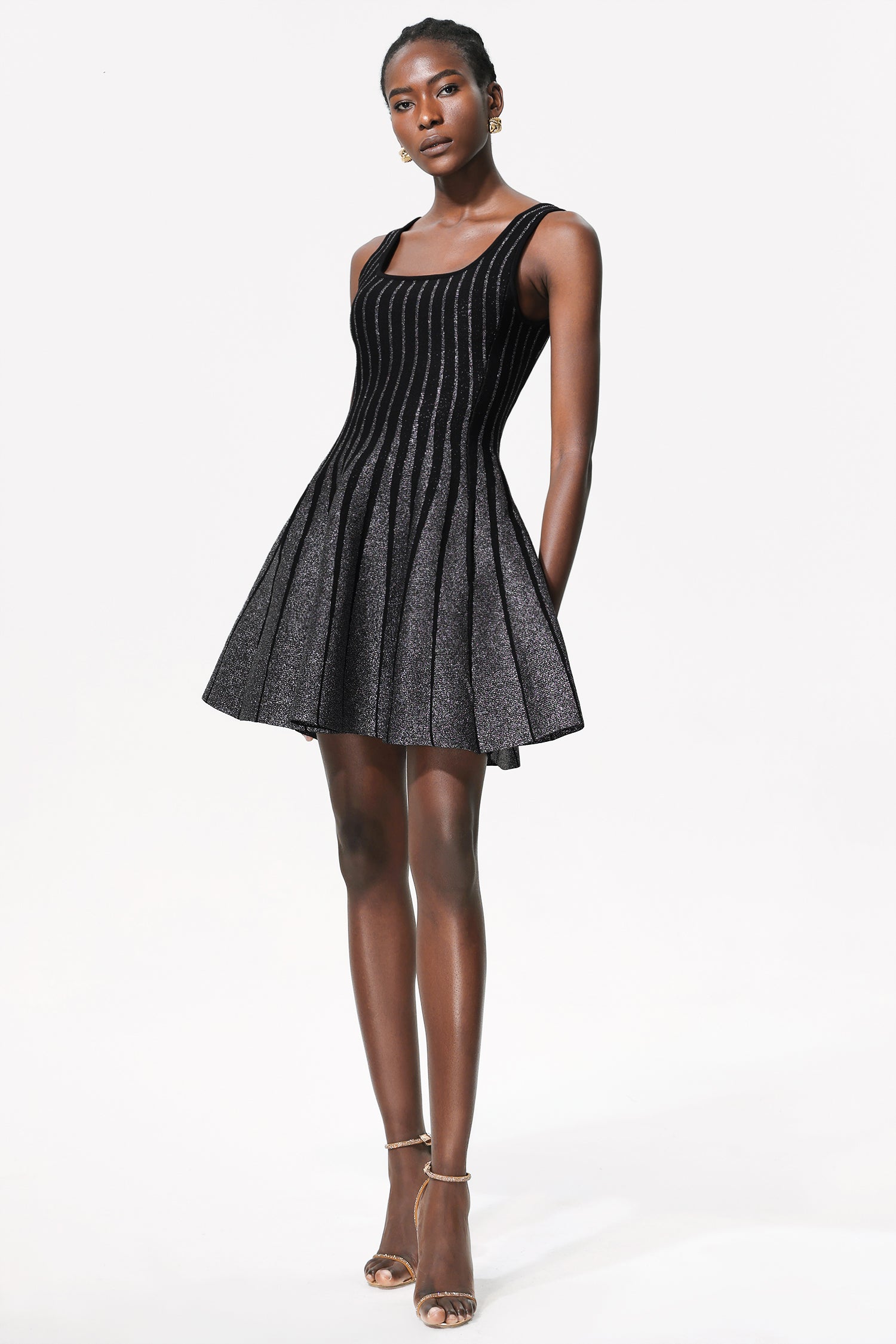 Doro Sequin Sleeveless Mini Dress