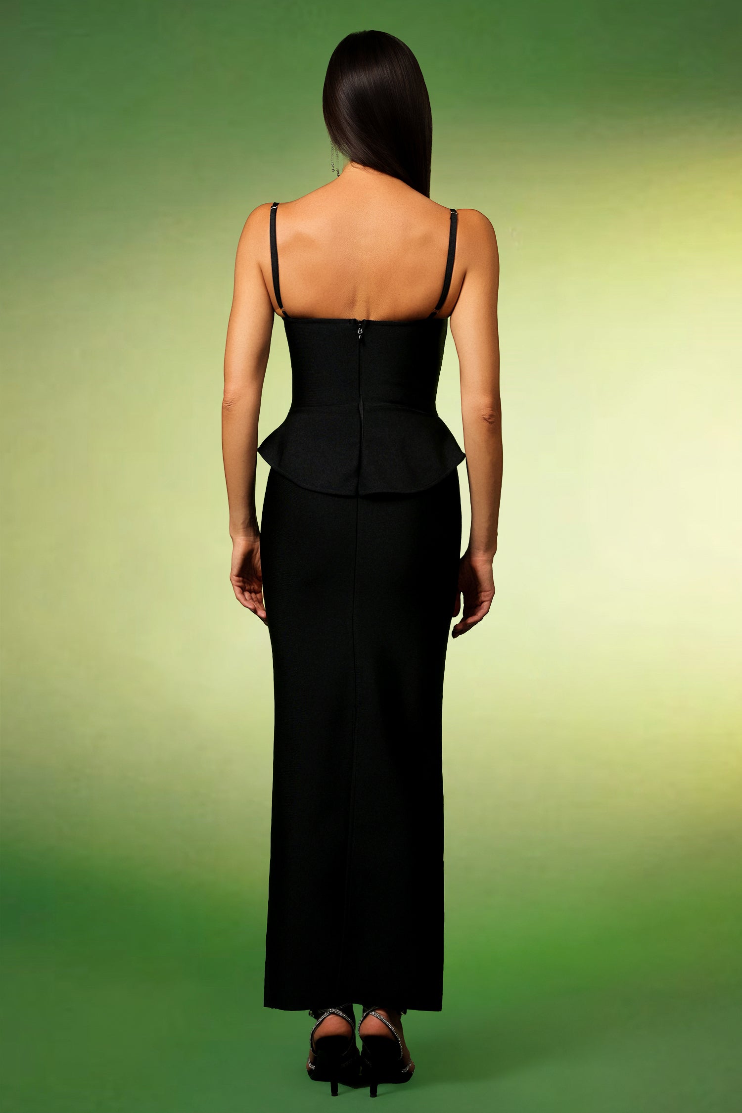 Tatiana Sleeveless Bandage Maxi Dress