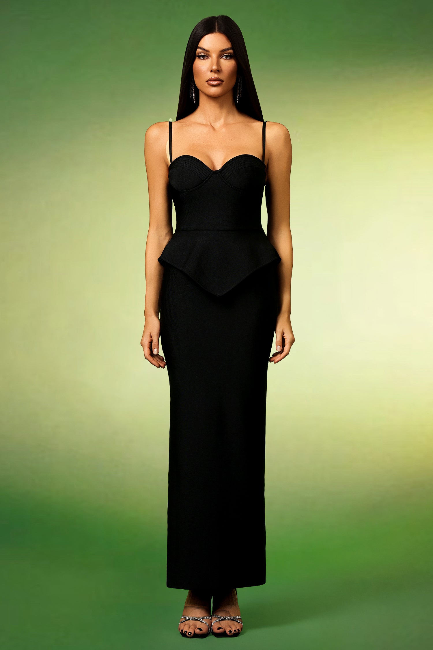 Tatiana Sleeveless Bandage Maxi Dress