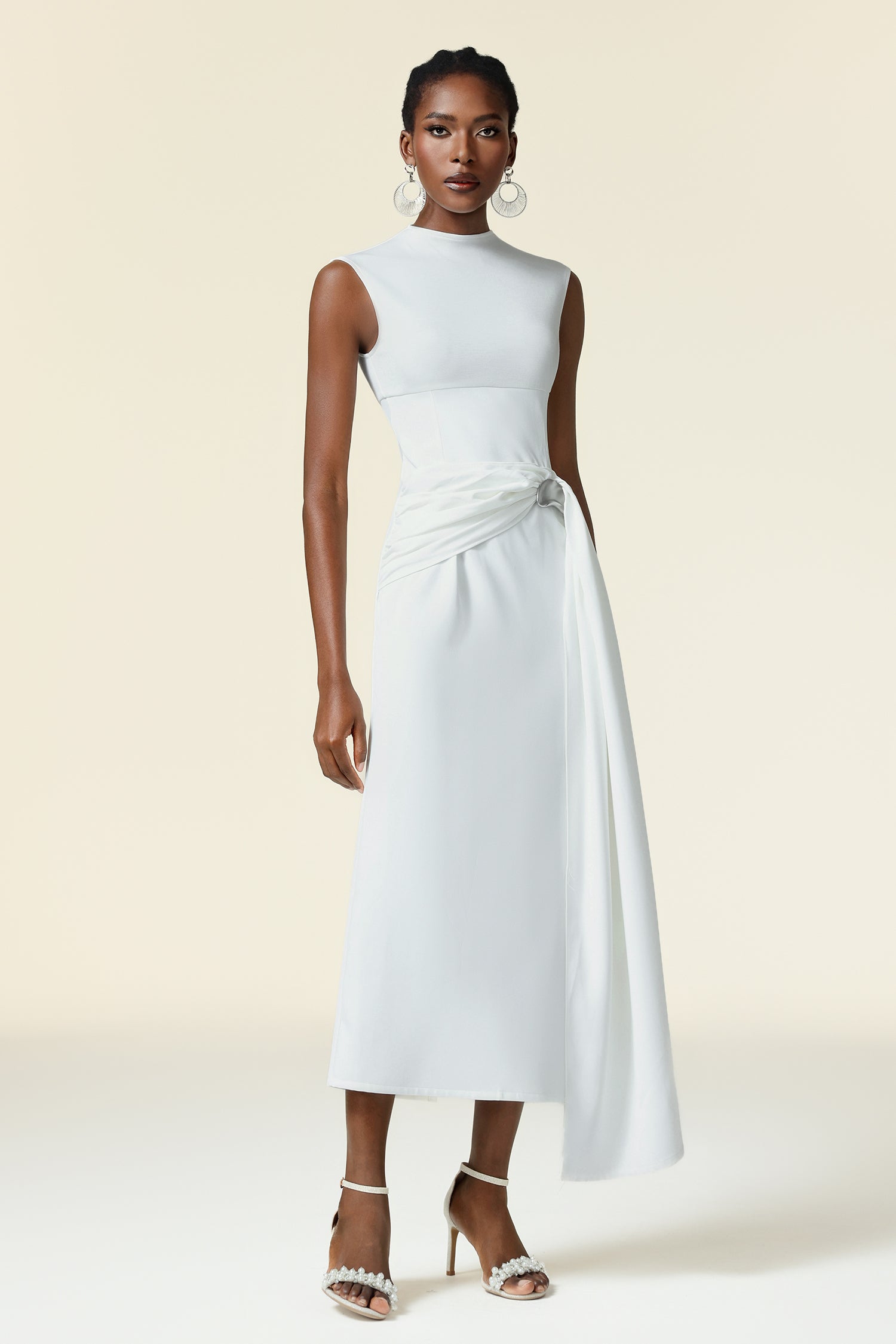 Kanma Sleeveless Streame Maxi Dress