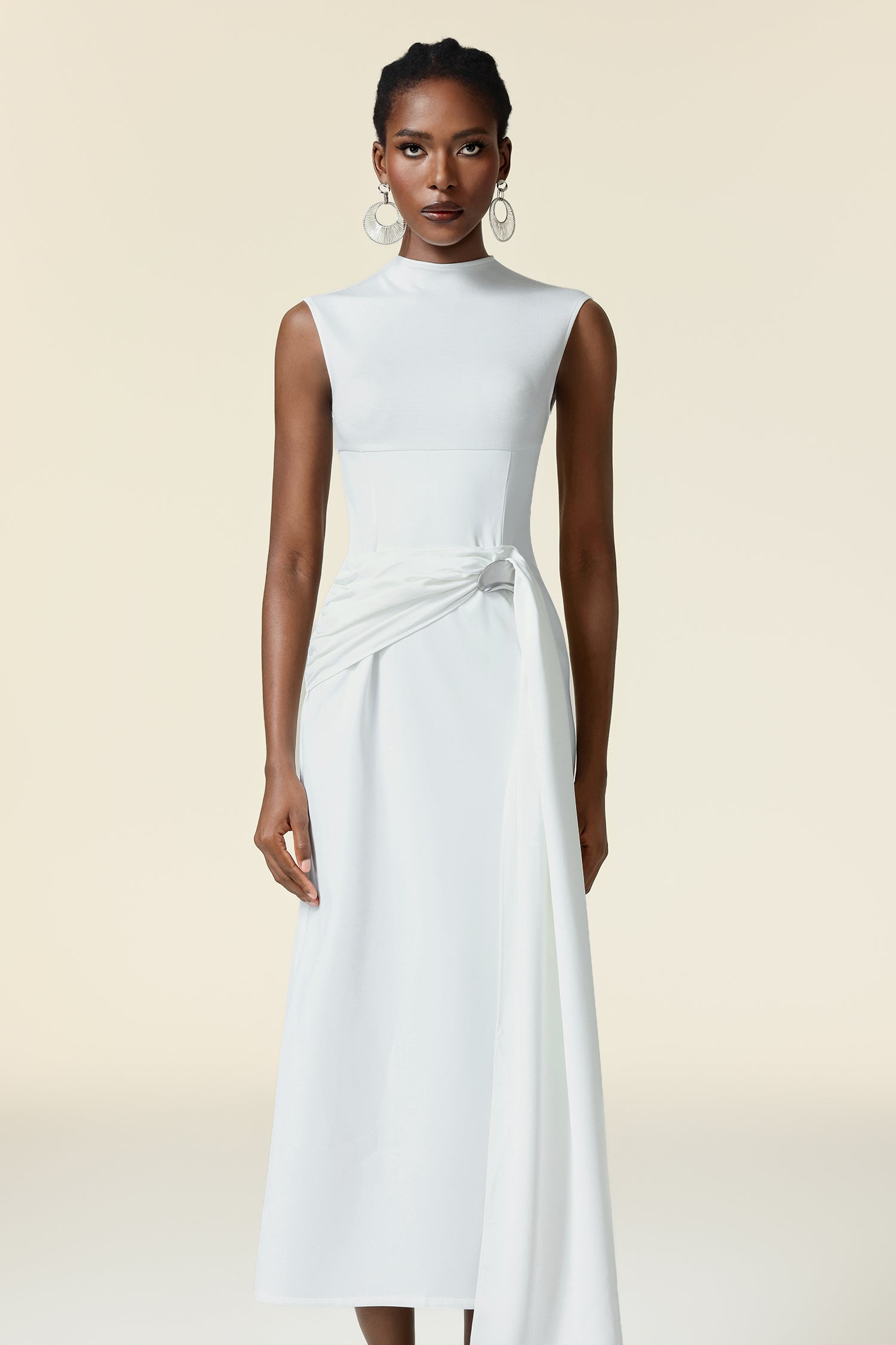 Kanma Sleeveless Streame Maxi Dress