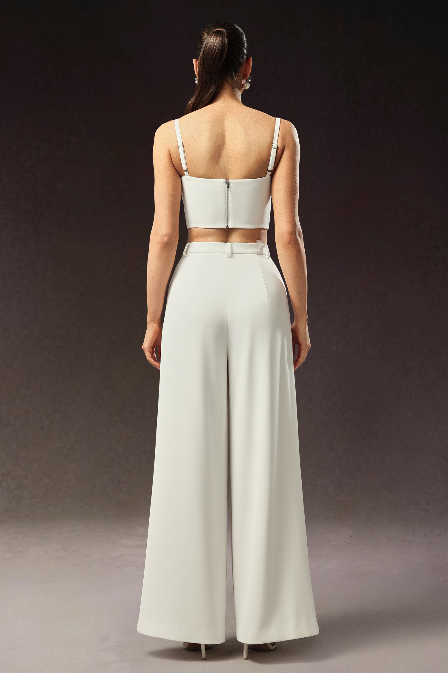 Zaysha Sleeveless Diamond Flower Maxi Two-Piece Set