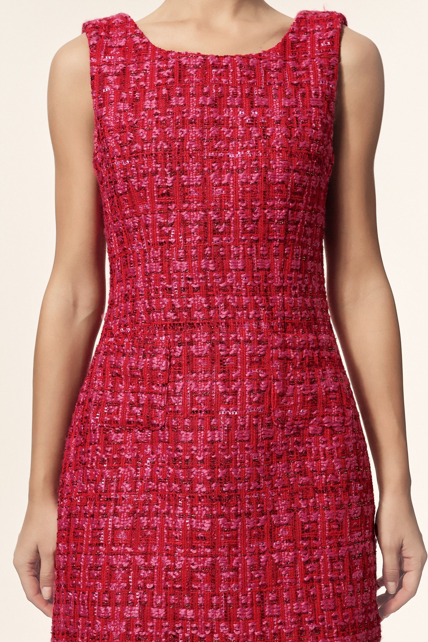 Lalila Round Neck Sleeveless Mini Dress