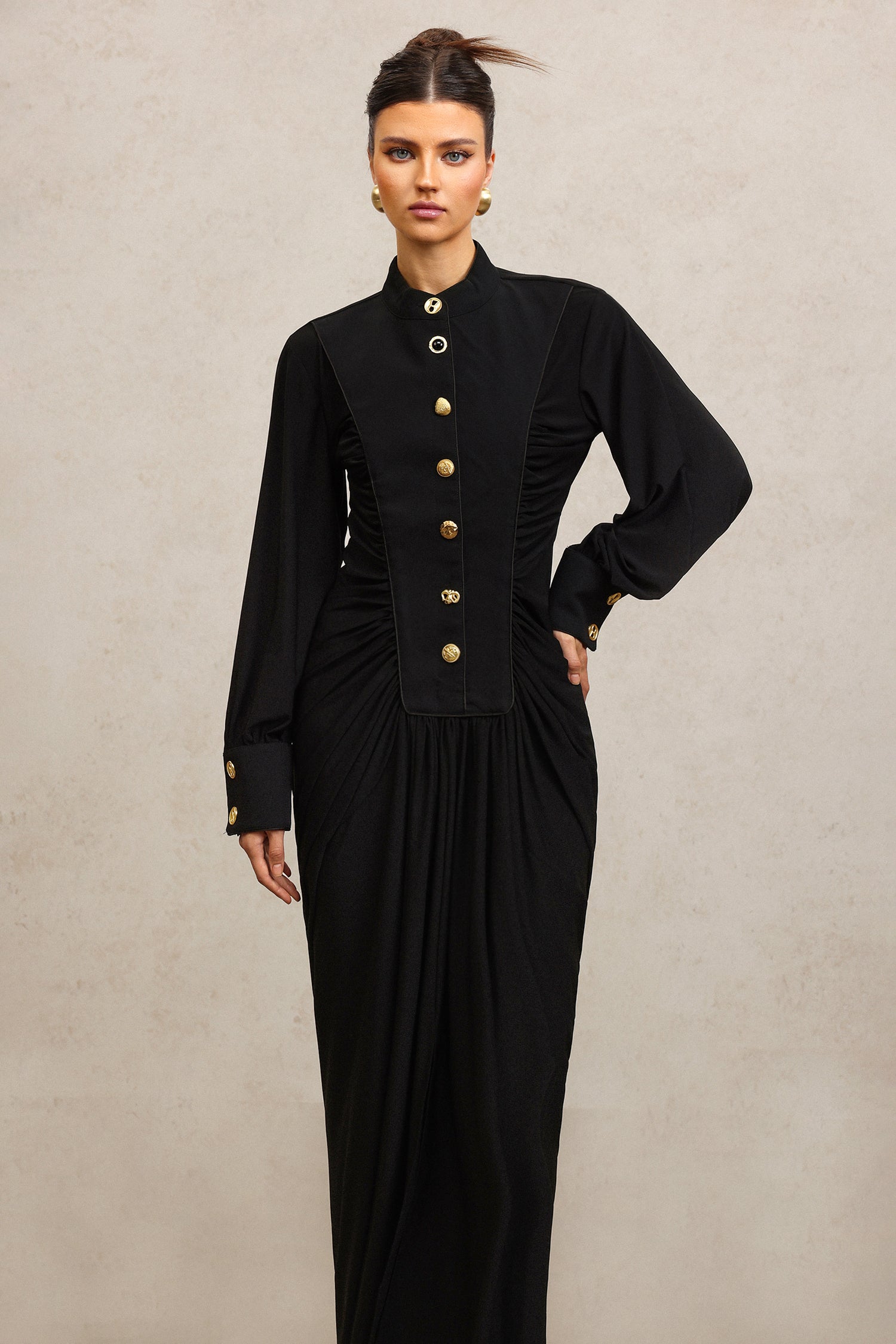 Gregorio Long Sleeves Maxi Dress