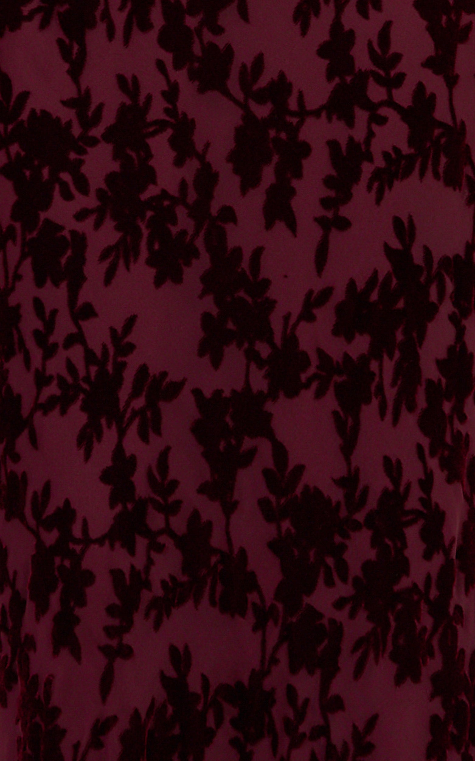 June Maxi Dress - Cowl Neck Scooped Back Slip Dress in Wine - View 6