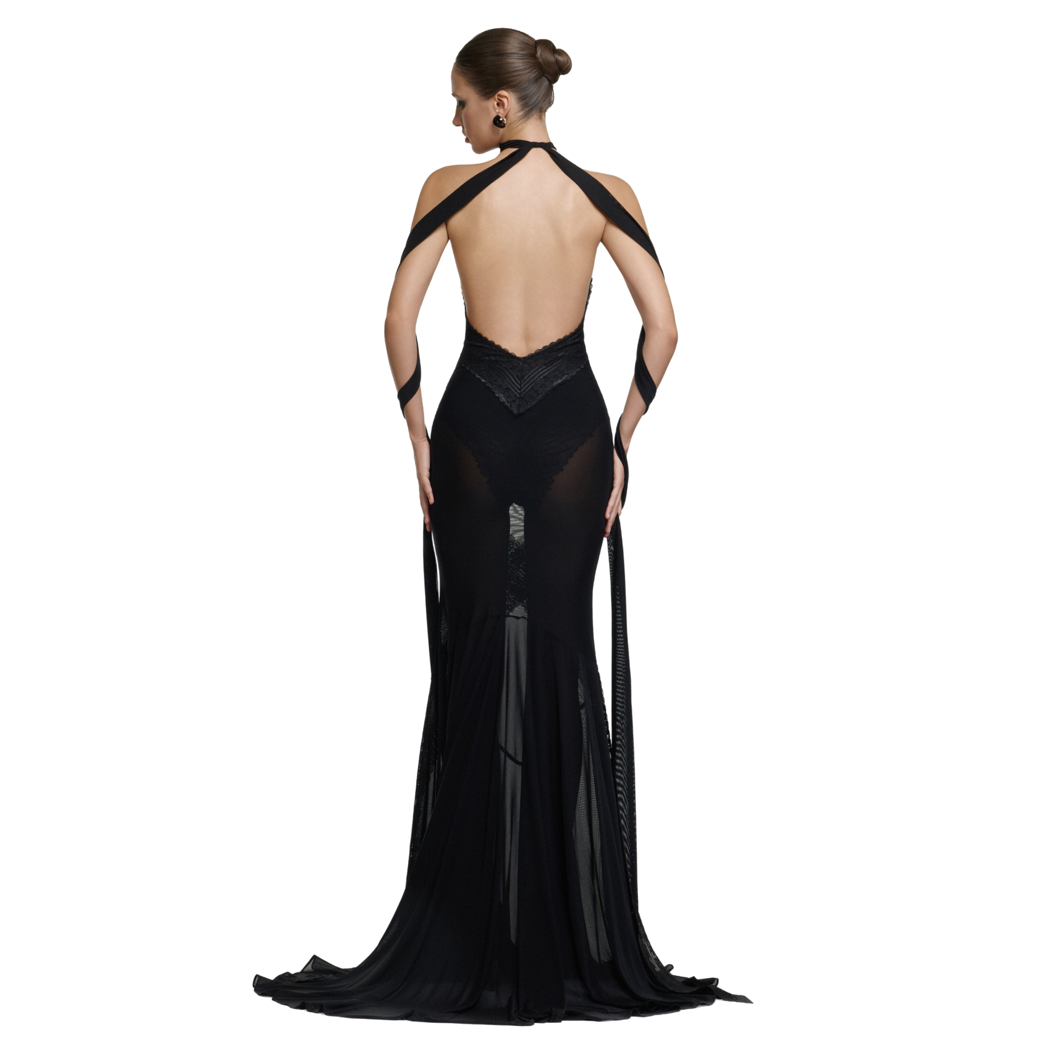 SLICK DRESS ( BLACK ) - 5
