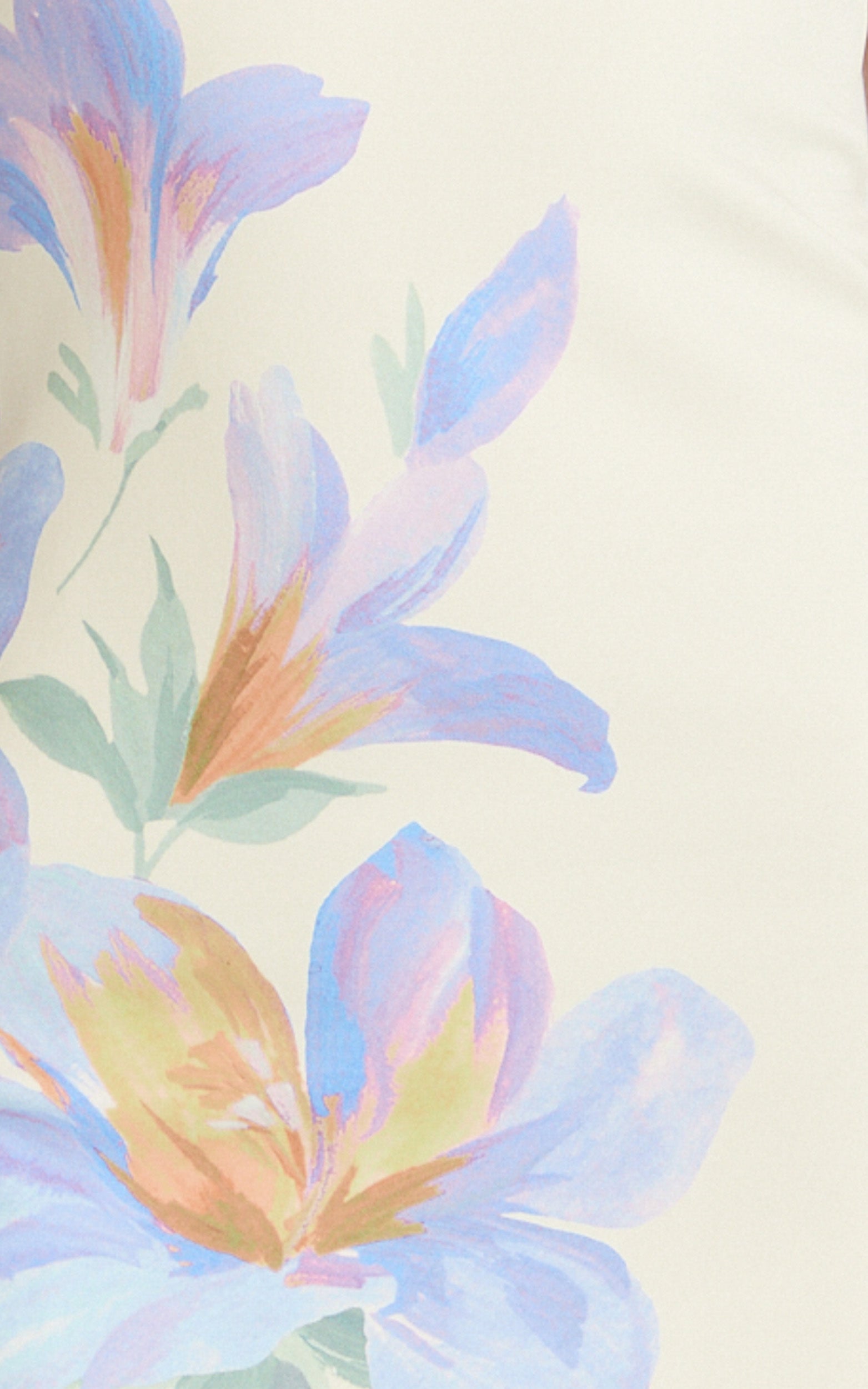 Astra Mini Dress - Square Neck A Line Dress in Astra Posey Floral Print - View 6