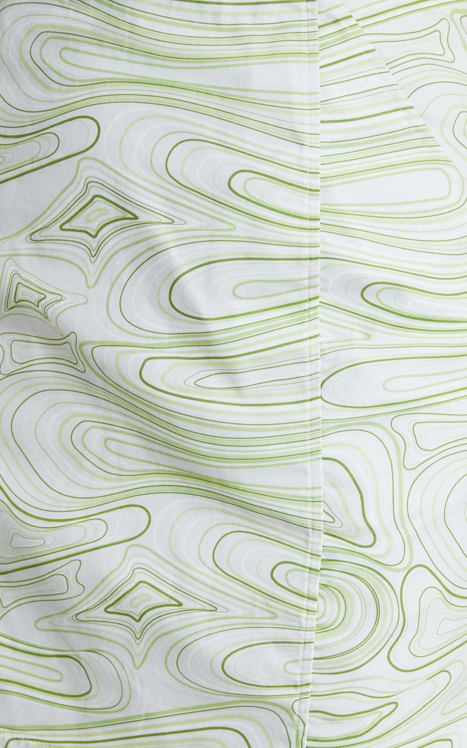 Charlie Holiday - Pricilla Mini Skirt in Abstract Wave - View 5