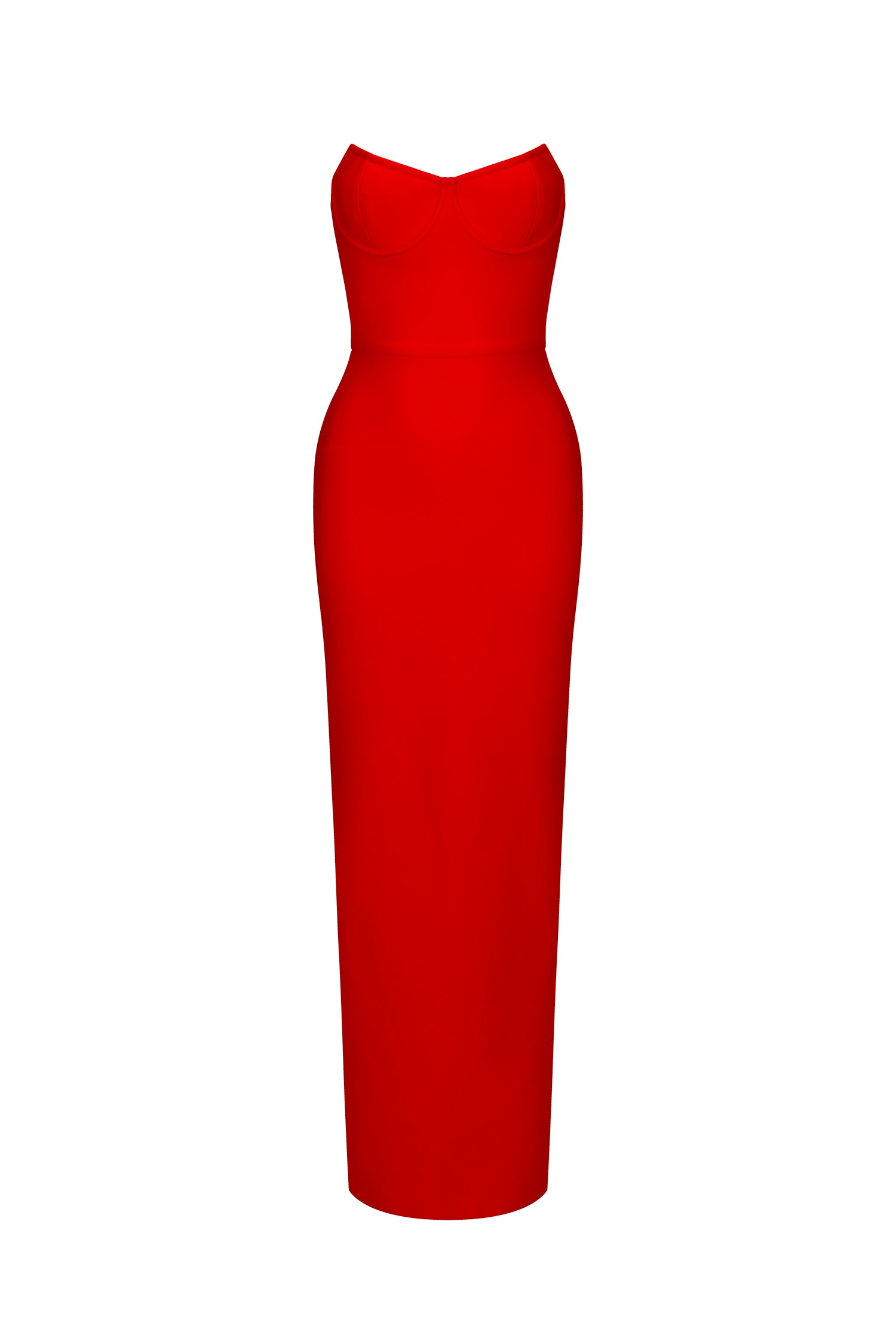 Dotte Maxi Bandage Dress - Red