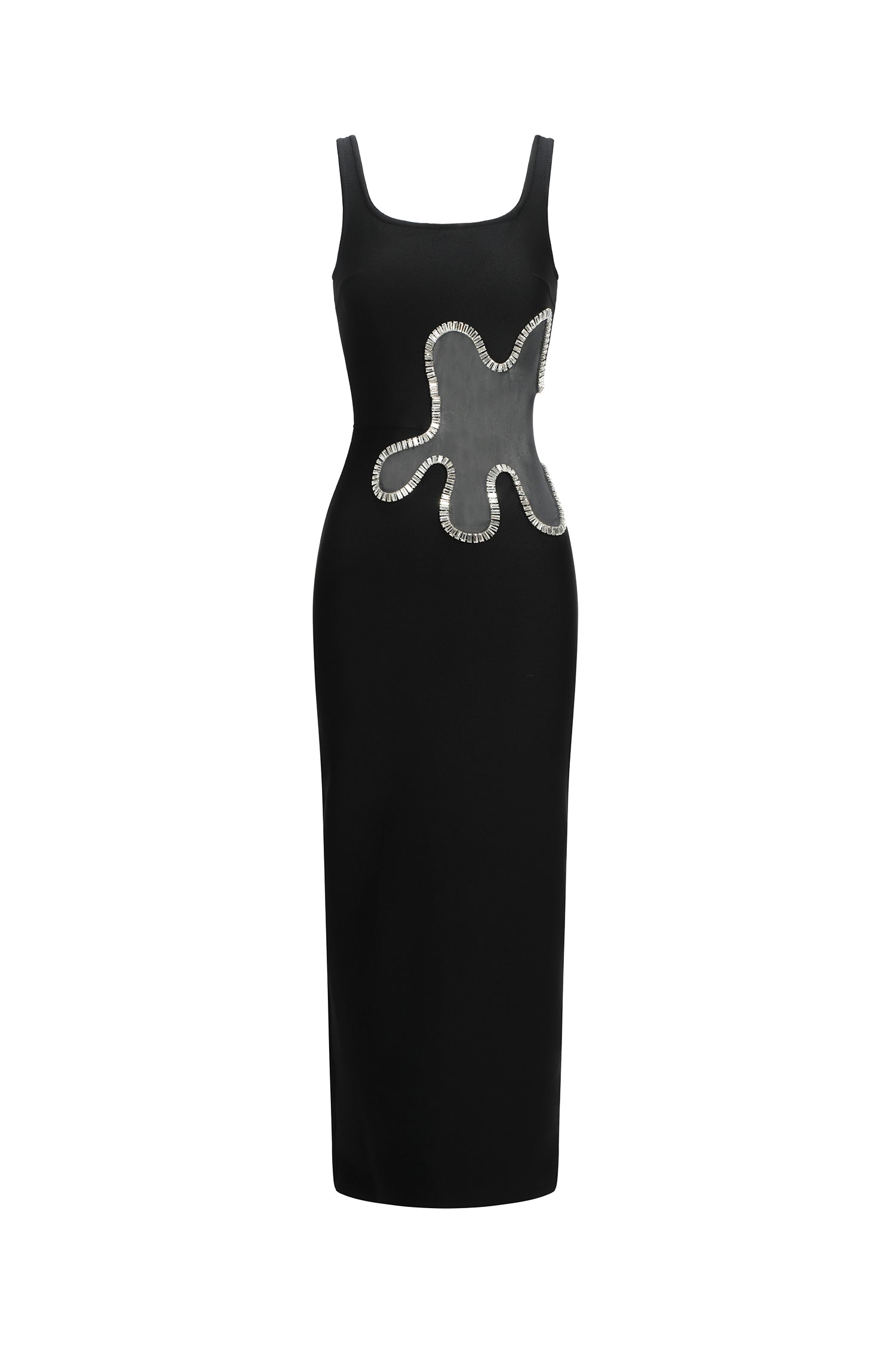 Selien Cut Out Diamond Bandage Maxi Dress