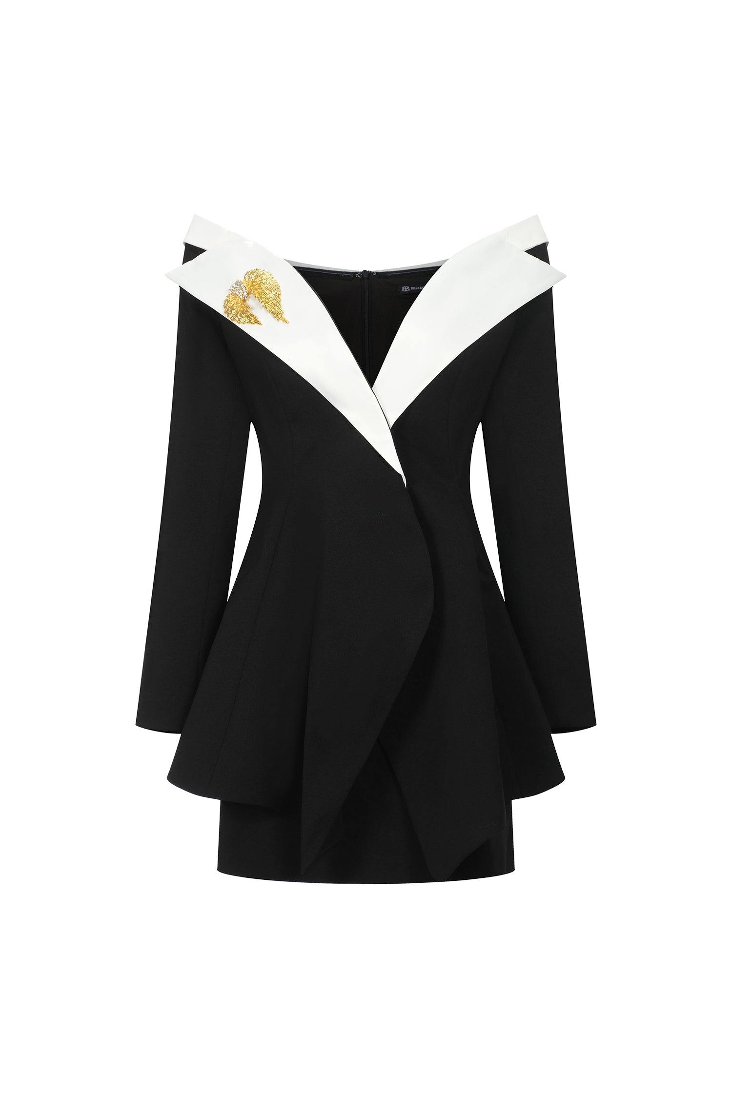 Winifred One Shoulder Suit Mini Dress