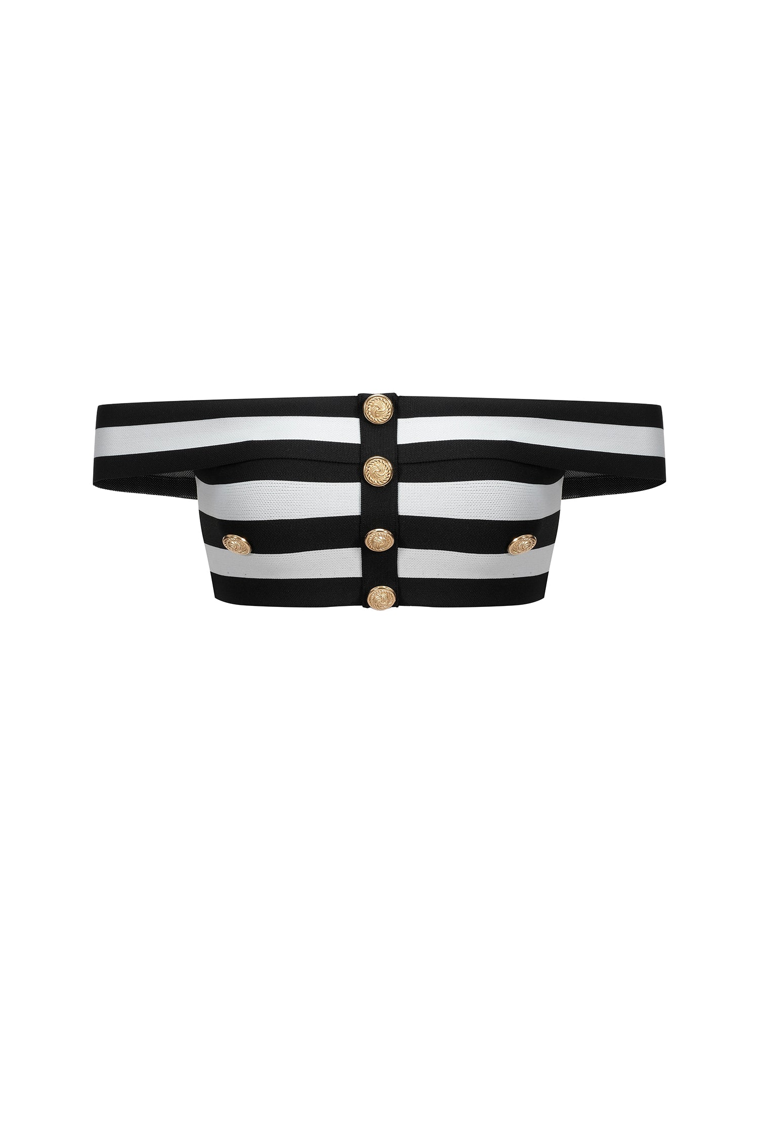 Martha Off-the-Shoulder Hollow Out Slit Bandage Midi Two-Piece Set