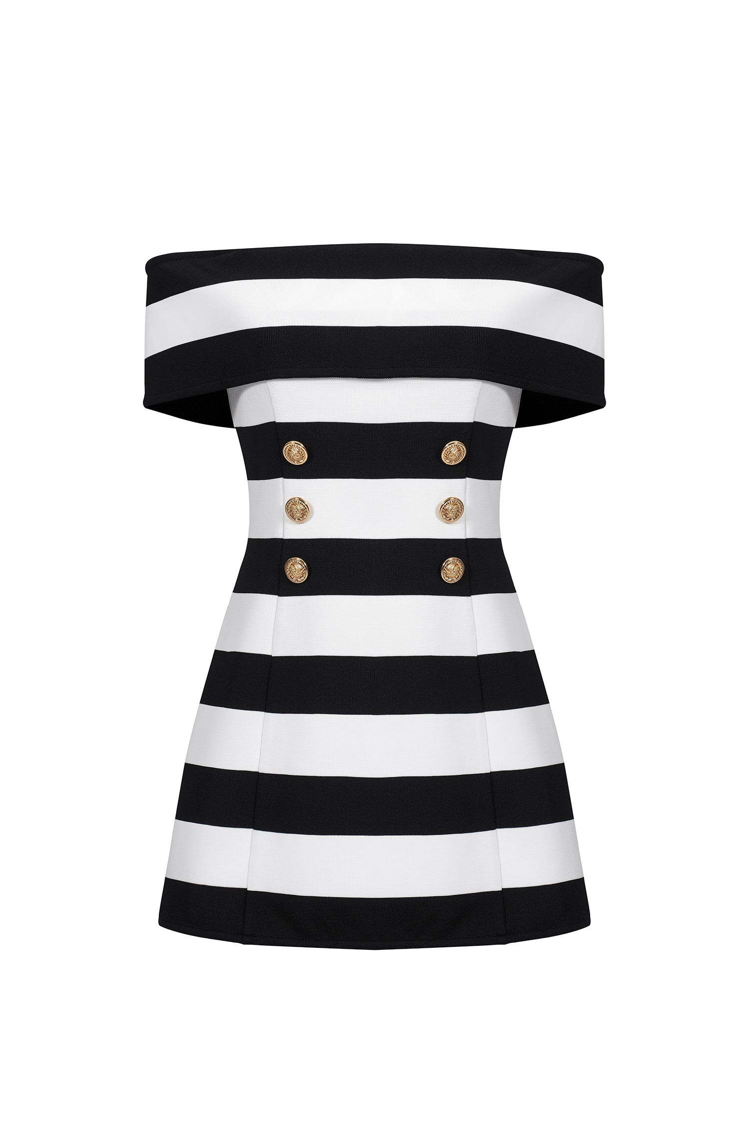 Yonce Off-the-Shoulder Bandage Mini Dress