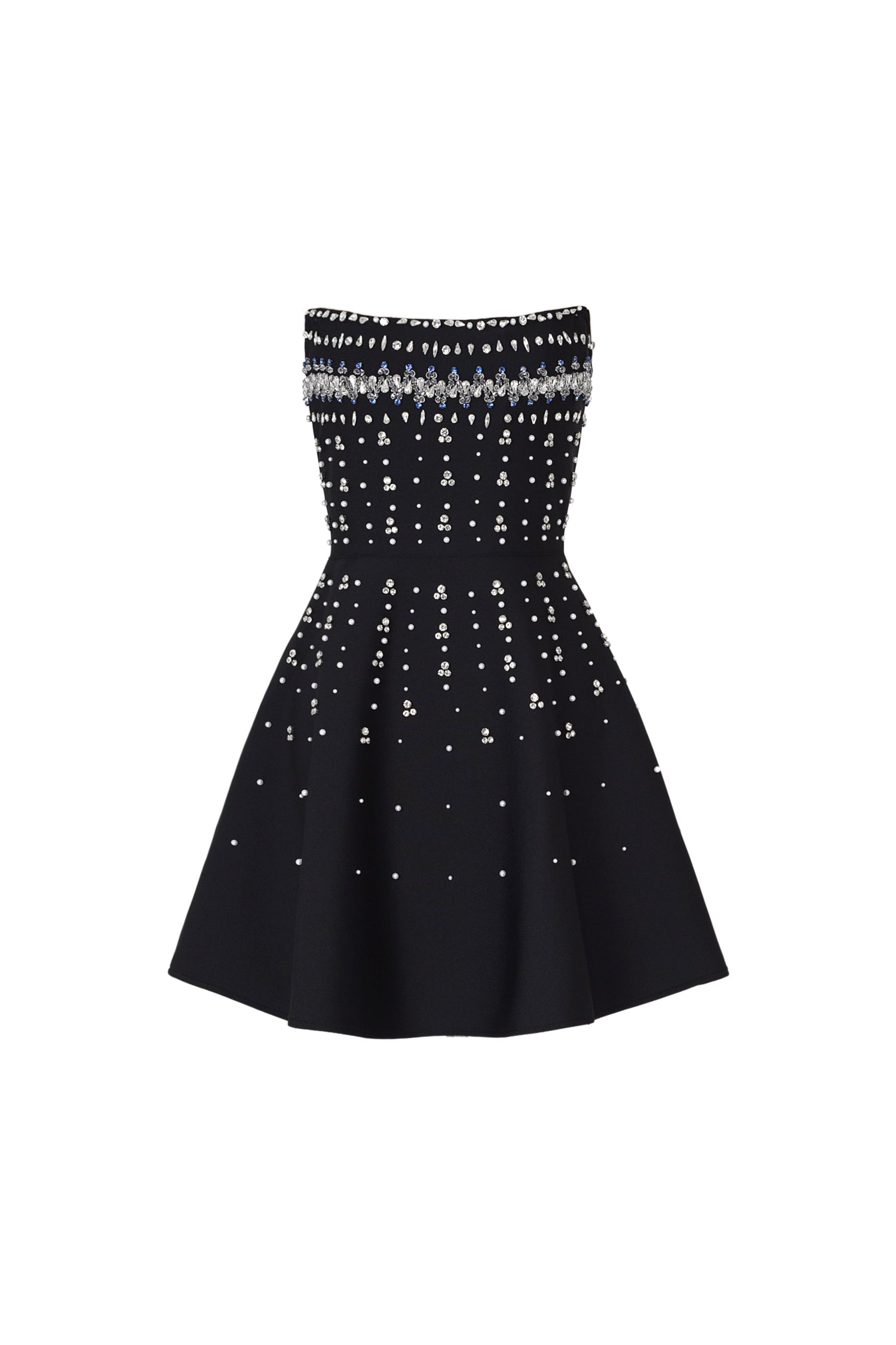 Kalic Strapless Diamond Bandage Mini Dress