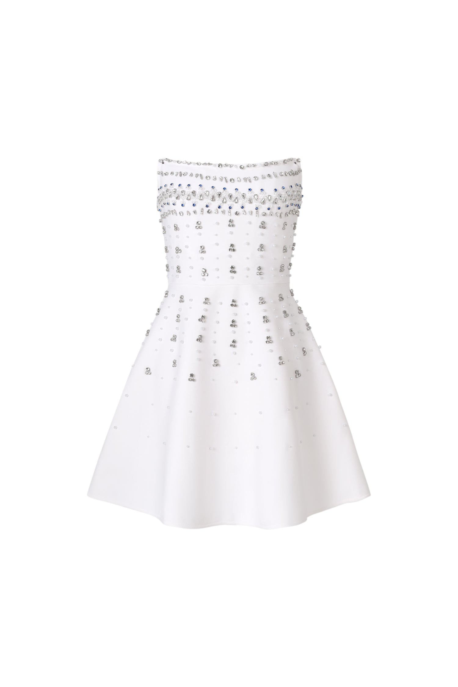 Kalic Strapless Diamond Bandage Mini Dress