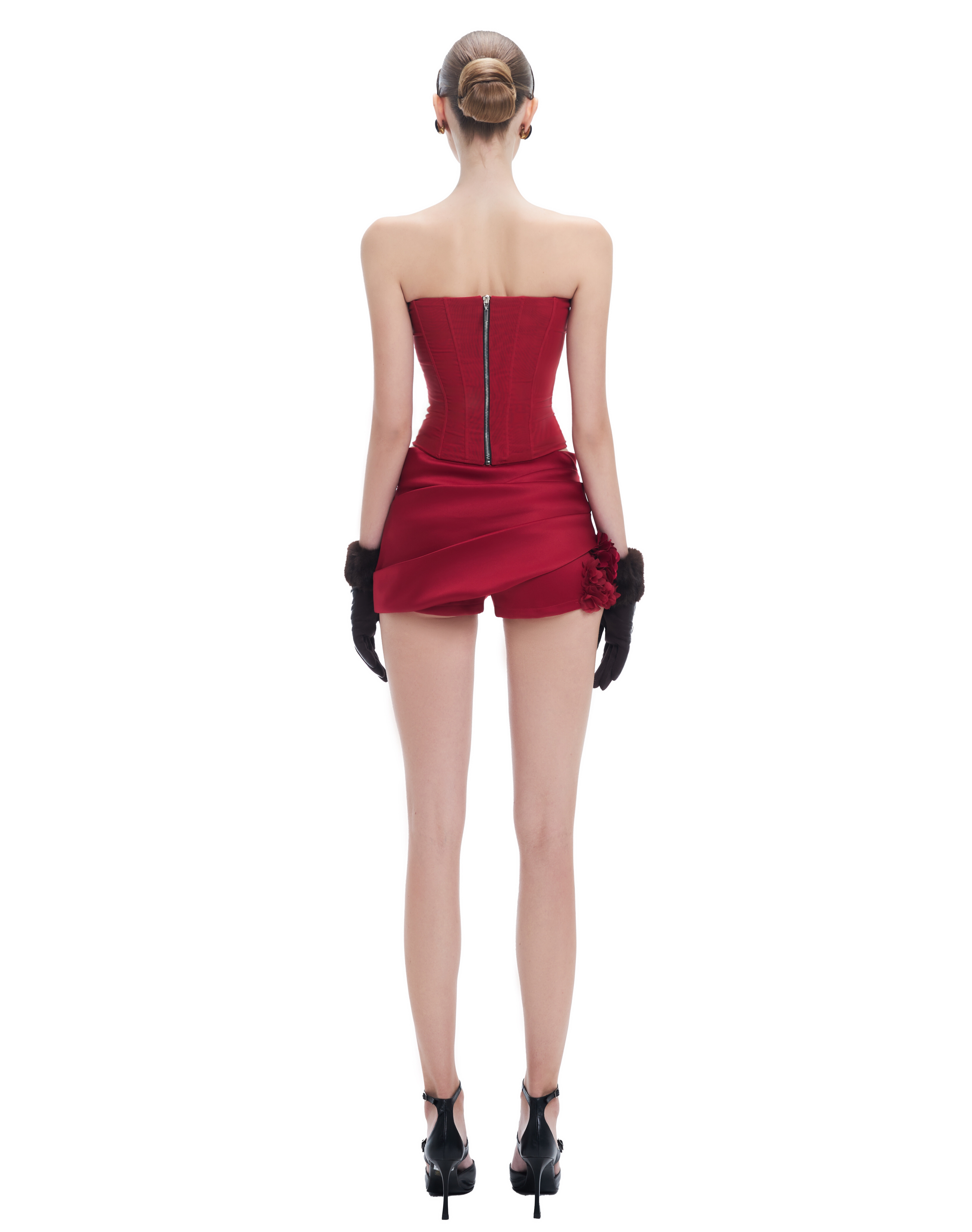 ROSE SKIRT ( RED ) - 3