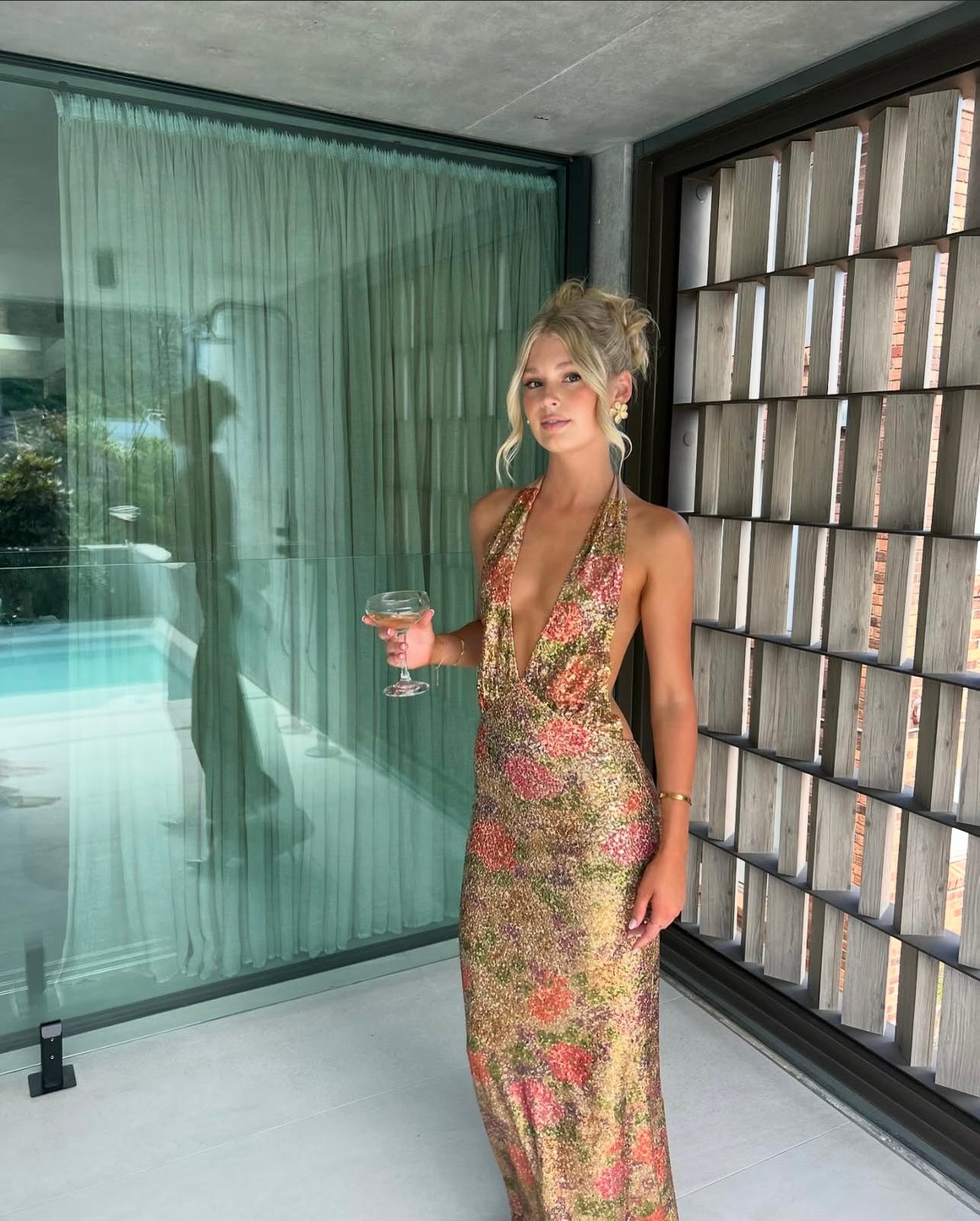 Liana Dress - Fleur Sequin