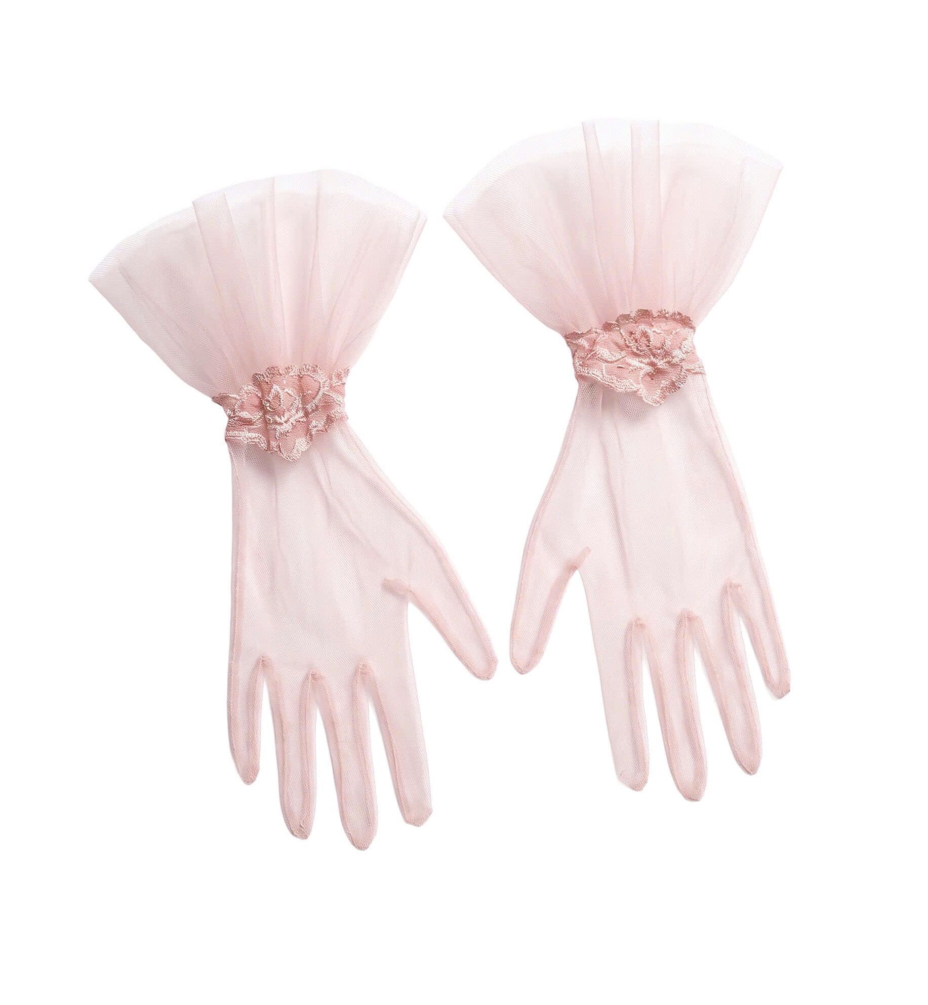 ROSE GLOVES PINK - 1
