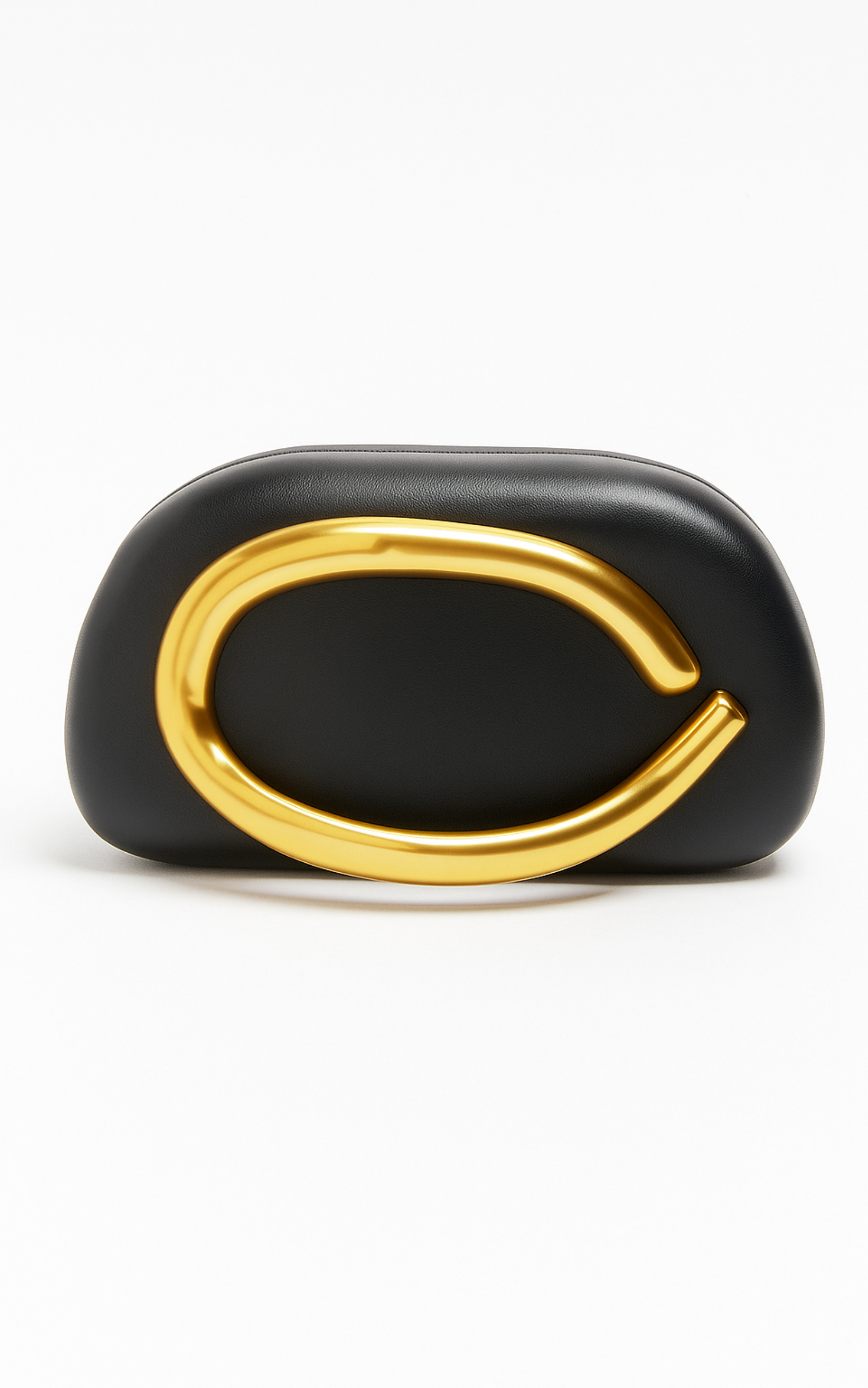Katherine Bag - Clutch With Gold Hardware in Black - View 2