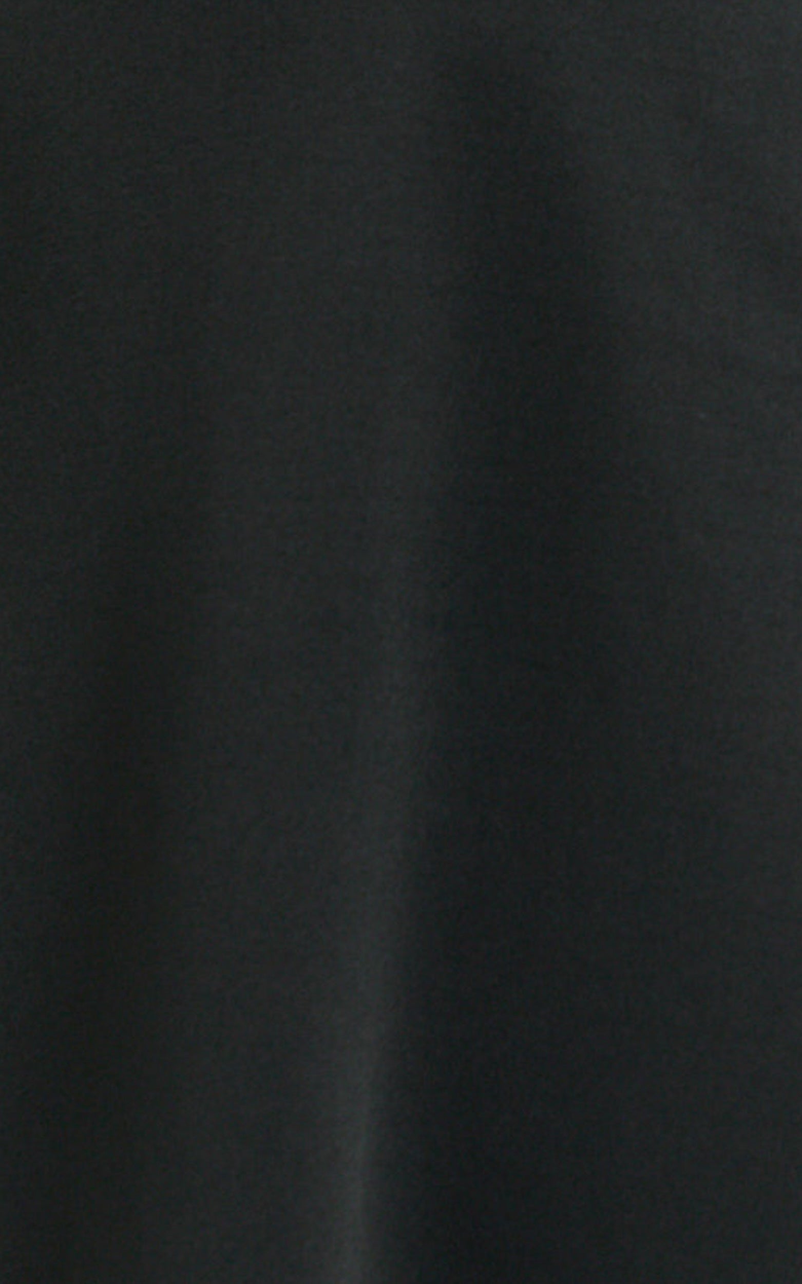 Macy Midi Dress - High Neck A Line Dress in Black - View 10
