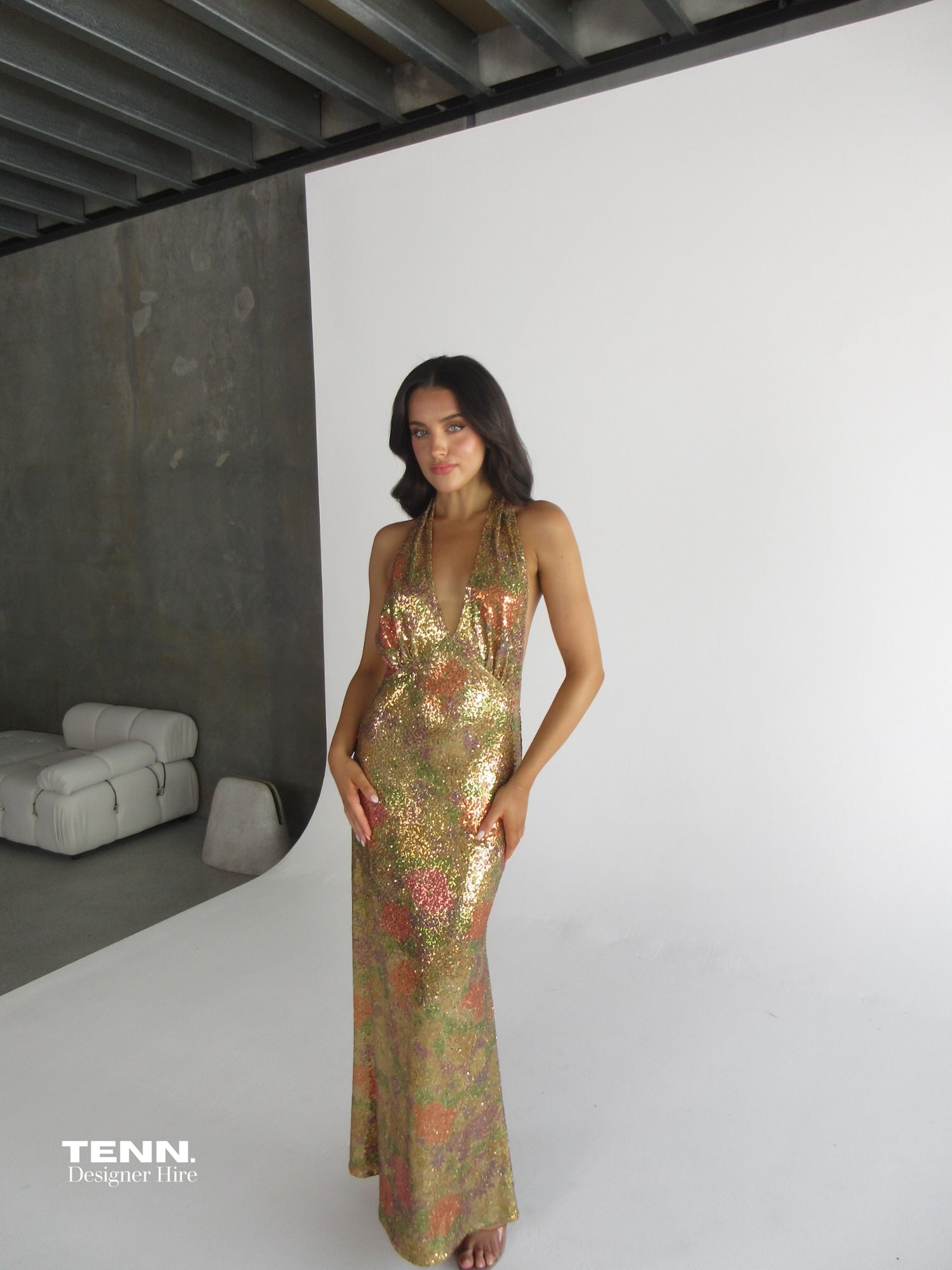 Liana Dress - Fleur Sequin