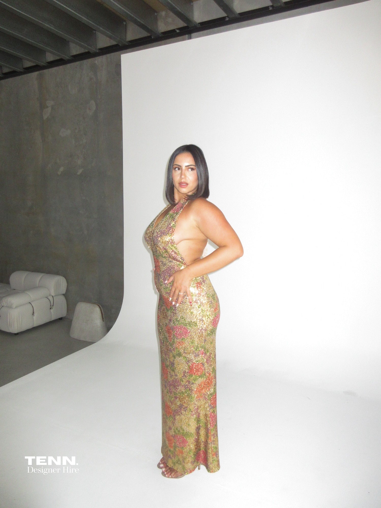 Liana Dress - Fleur Sequin