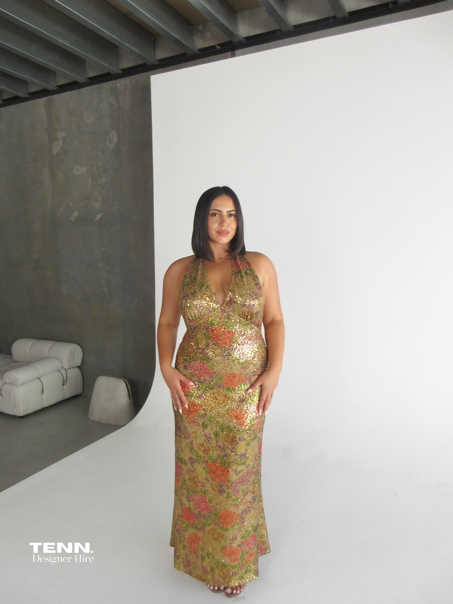 Liana Dress - Fleur Sequin