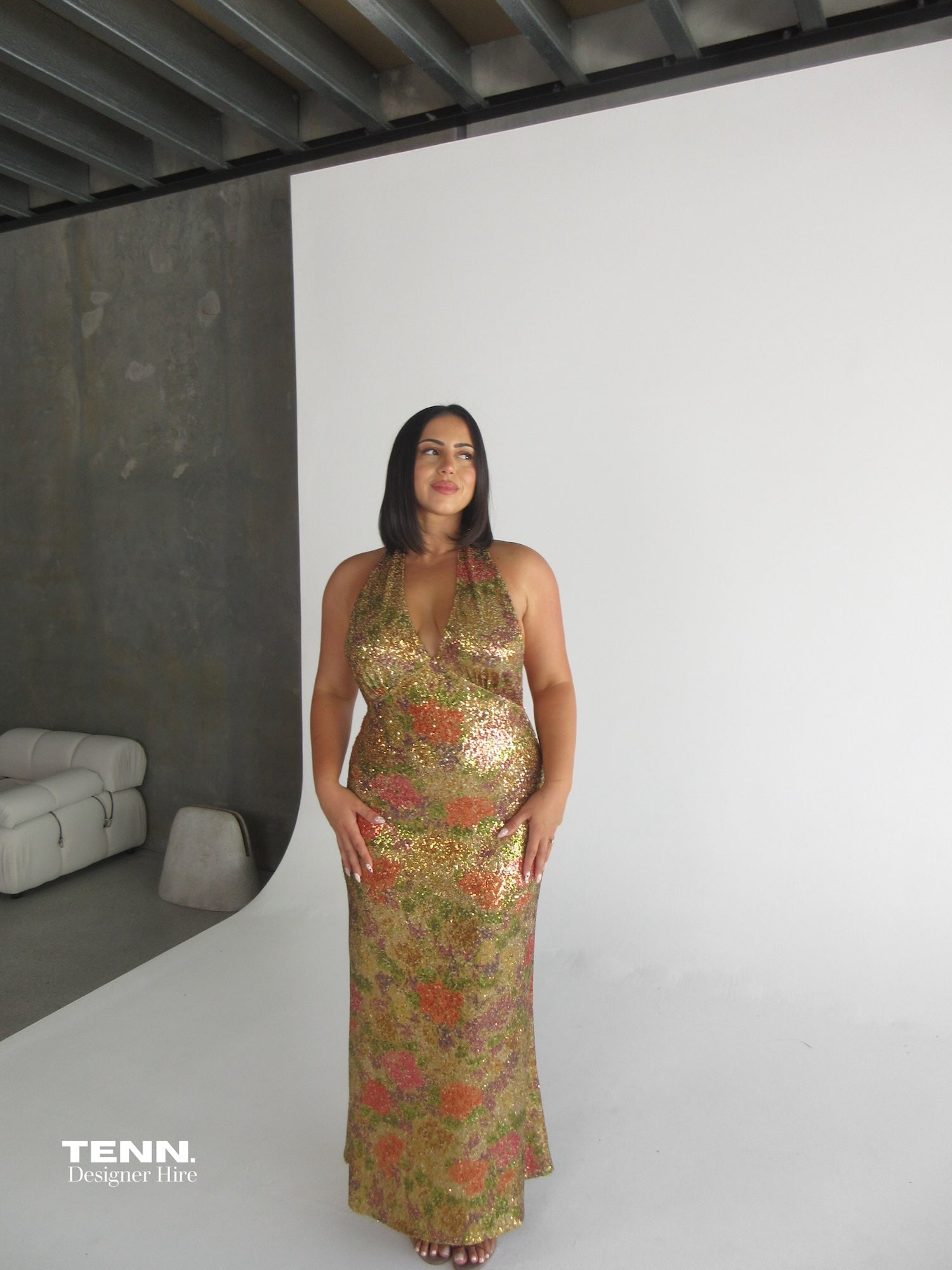 Liana Dress - Fleur Sequin