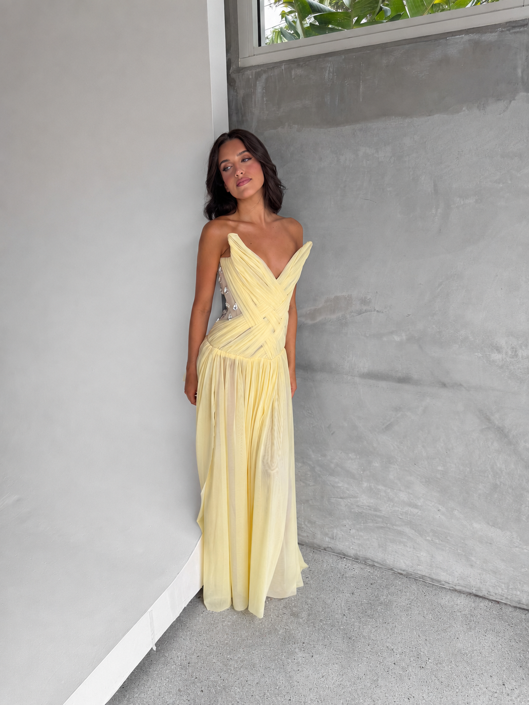 Aurelia Gown - Lemon