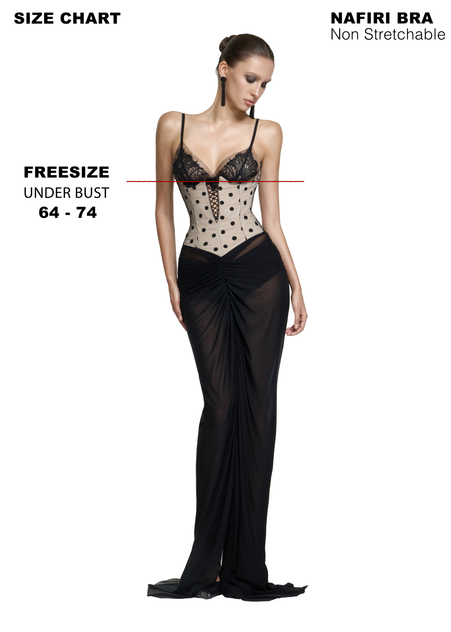 NAFIRI BRA size guide