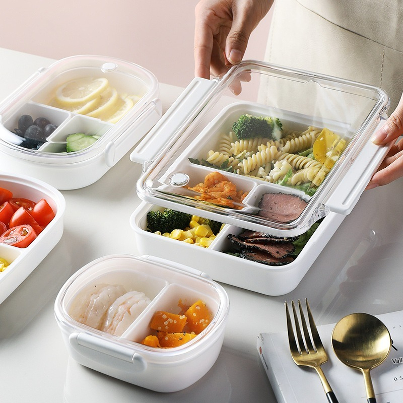 The Lunch Box Can Be Put Into The Microwave Oven, Lunch Box For Office Workers, Compartmented Crisper Box, Food-Grade Sealed Insulated Box, Lunch Box