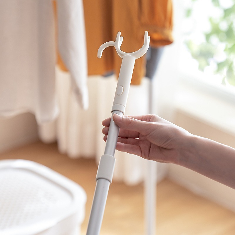 Household Clothes Pole Telescopic Clothes Drying Pole Clothes Picking Pole Clothes Fork Pole Clothes Drying Telescopic Pole Clothes Drying Fork Clothes Drying Rack