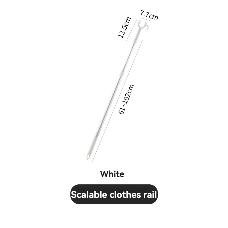 Household Clothes Pole Telescopic Clothes Drying Pole Clothes Picking Pole Clothes Fork Pole Clothes Drying Telescopic Pole Clothes Drying Fork Clothes Drying Rack