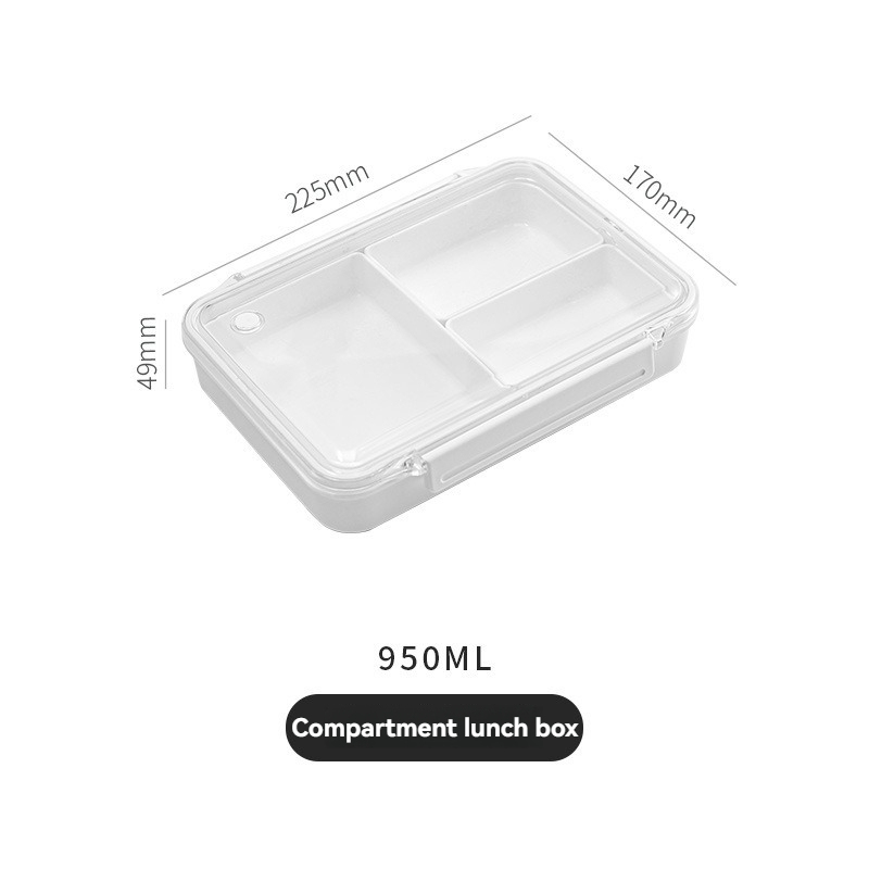 The Lunch Box Can Be Put Into The Microwave Oven, Lunch Box For Office Workers, Compartmented Crisper Box, Food-Grade Sealed Insulated Box, Lunch Box