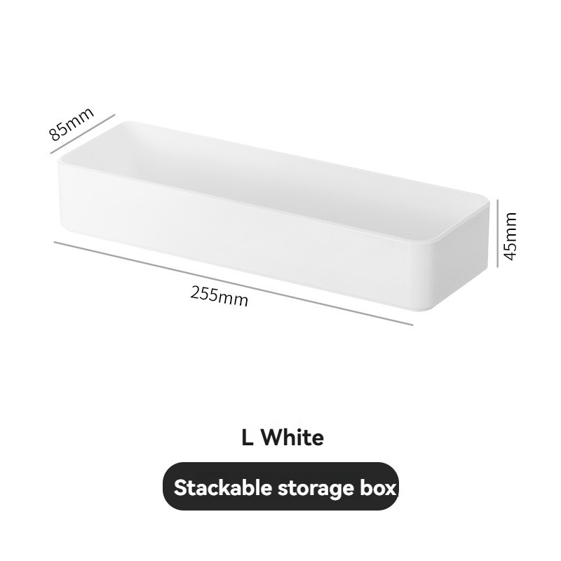 Drawer Partition Storage Box Acrylic Kitchen Chopsticks And Tableware Storage Rectangular Transparent Storage Box Organization Box