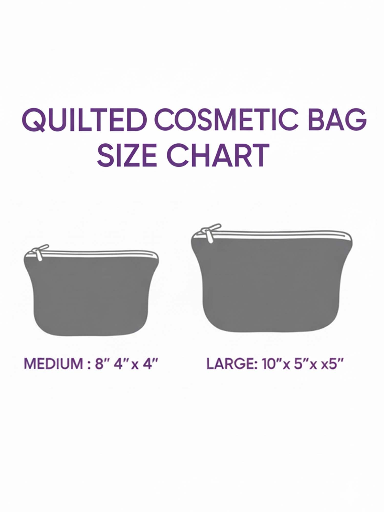 Hippie Groovy Flower Cotton Quilted Cosmetic Bag