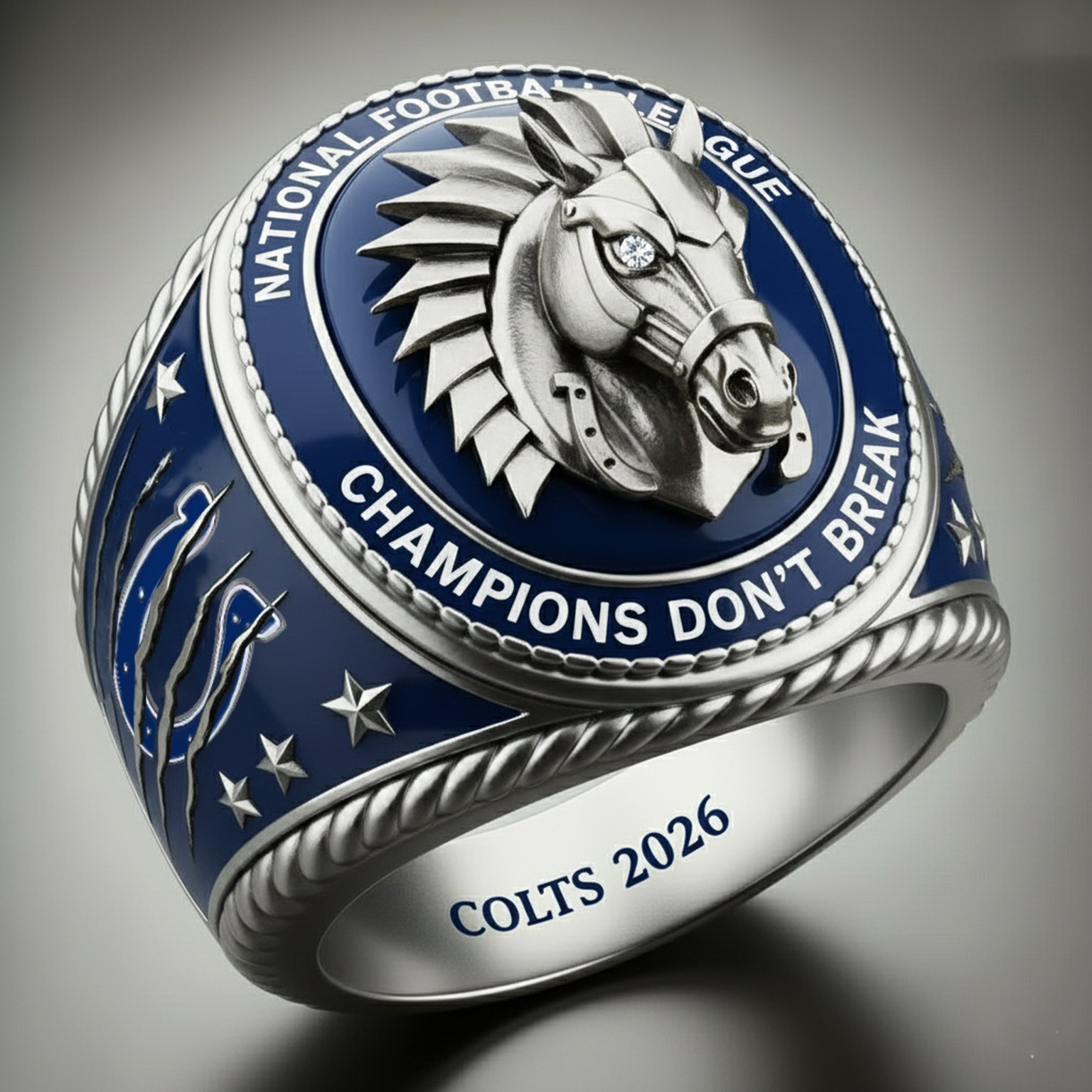 Indianapolis Colts Exclusive Custom Luxury Ring-Legacy Champions Ring