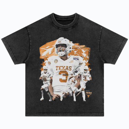 Texas - Themed Football Graphic T - shirt