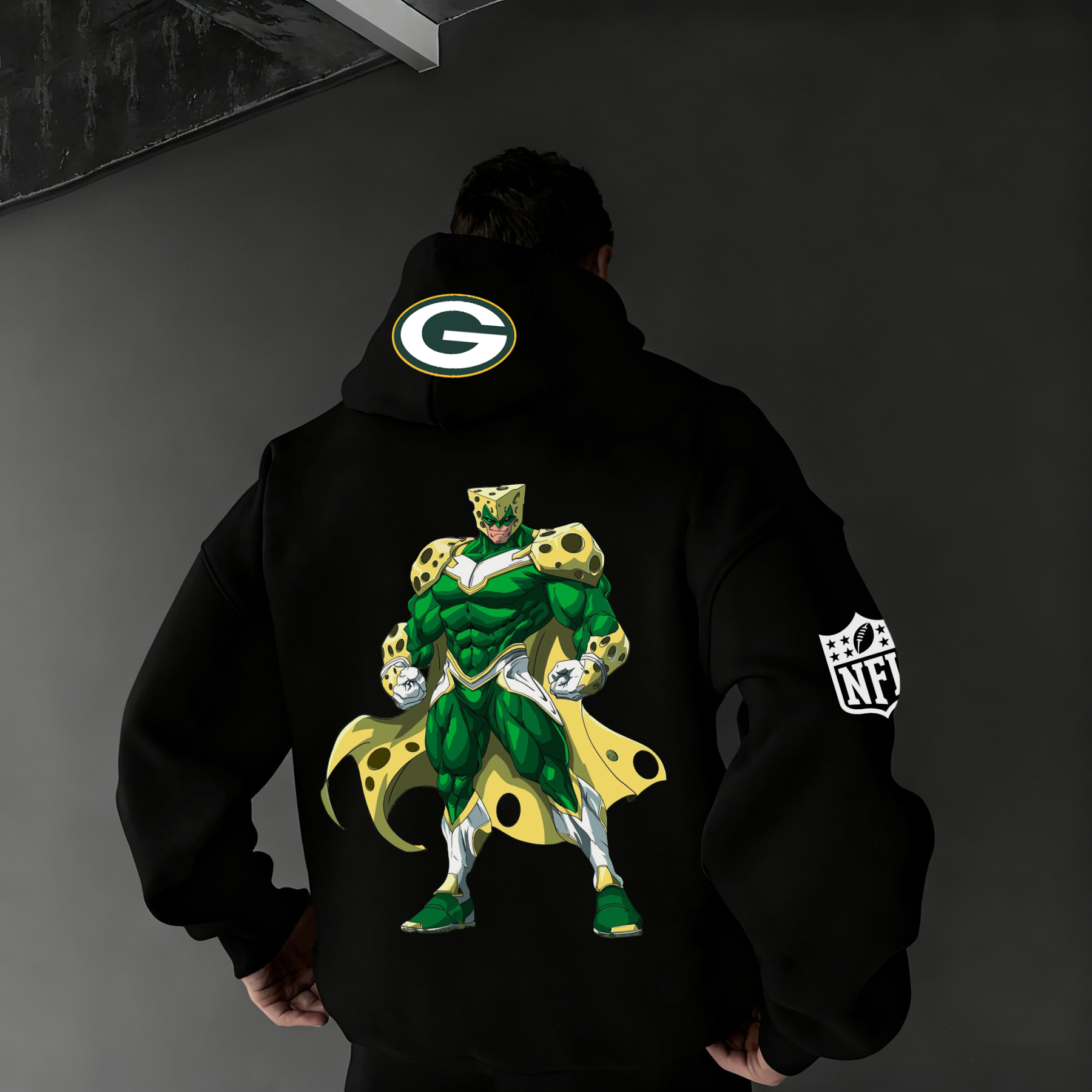 Dragon Ball Z-Inspired Villain Graphic Hoodie